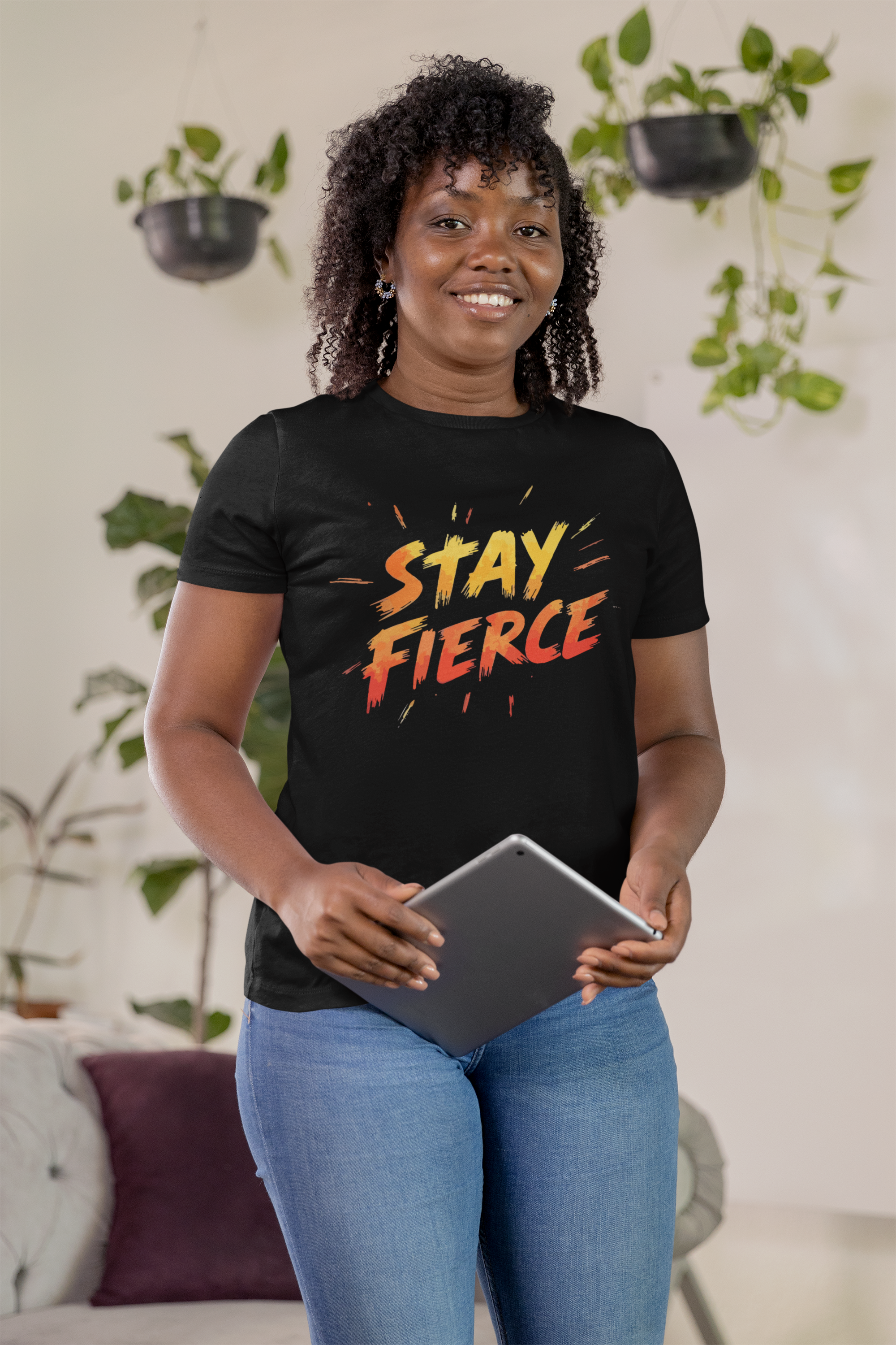 STAY FIERCE Unisex classic tee