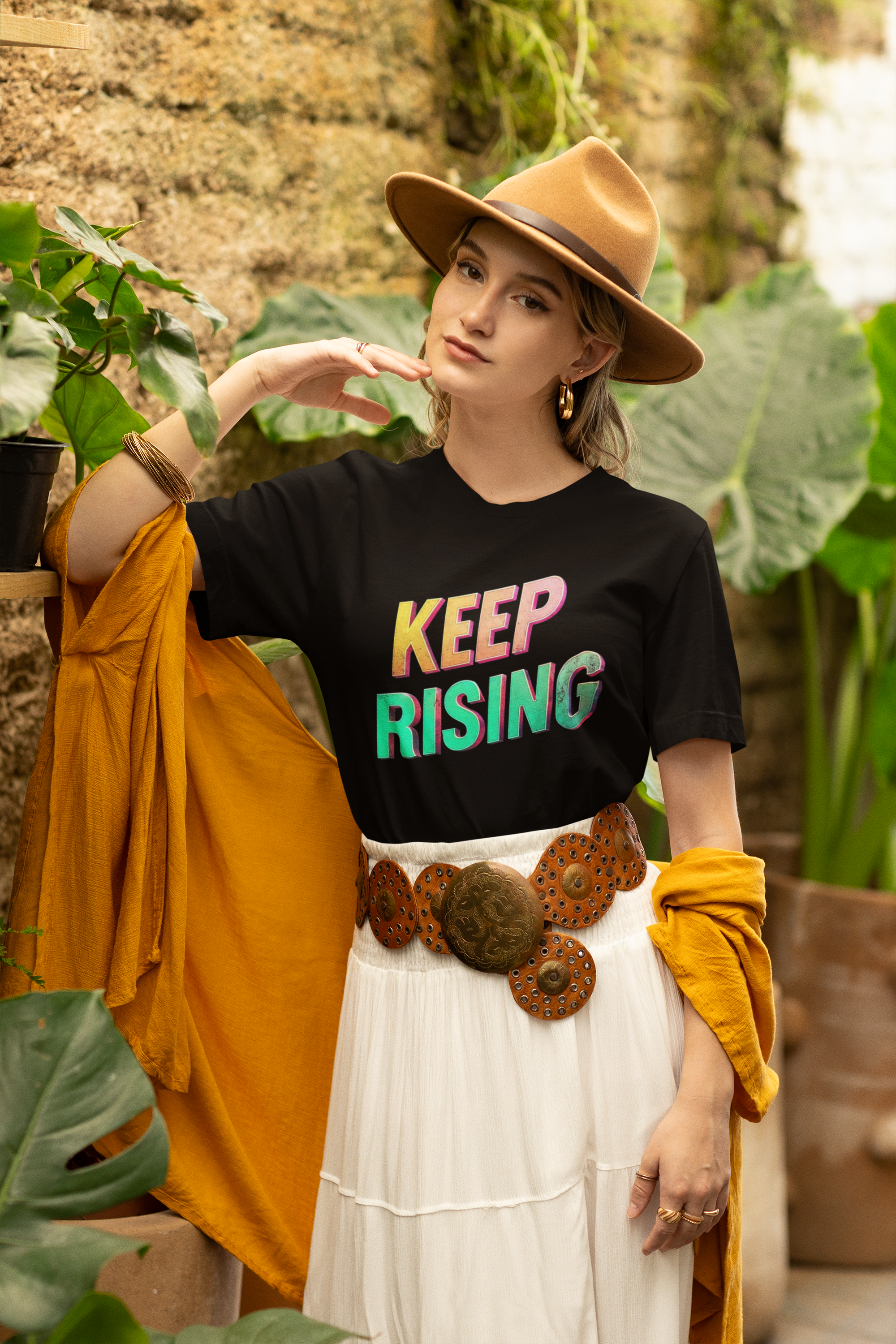 KEEP RISING unisex classic tee