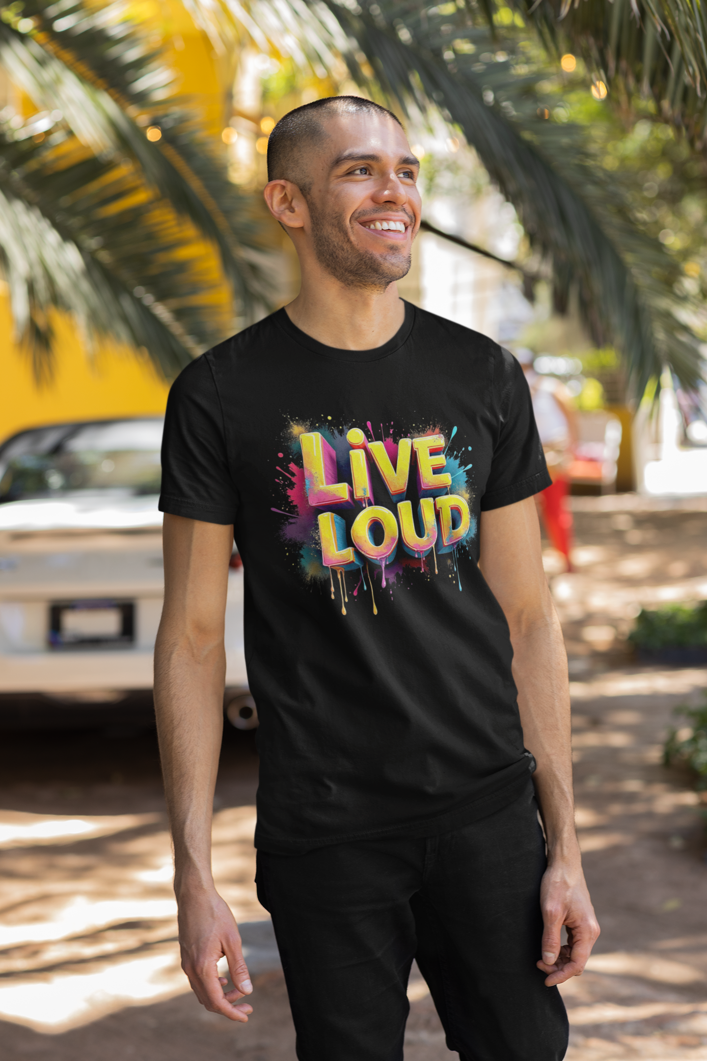 Live Loud Short-Sleeve Unisex T-Shirt