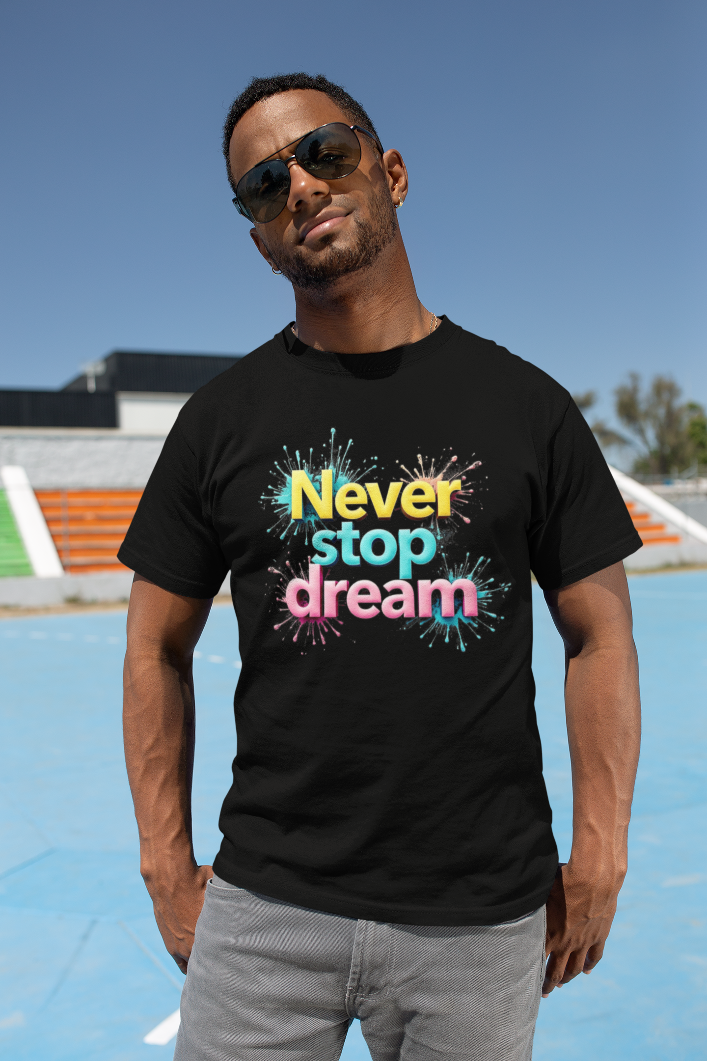 Never stop dream Short-Sleeve Unisex T-Shirt