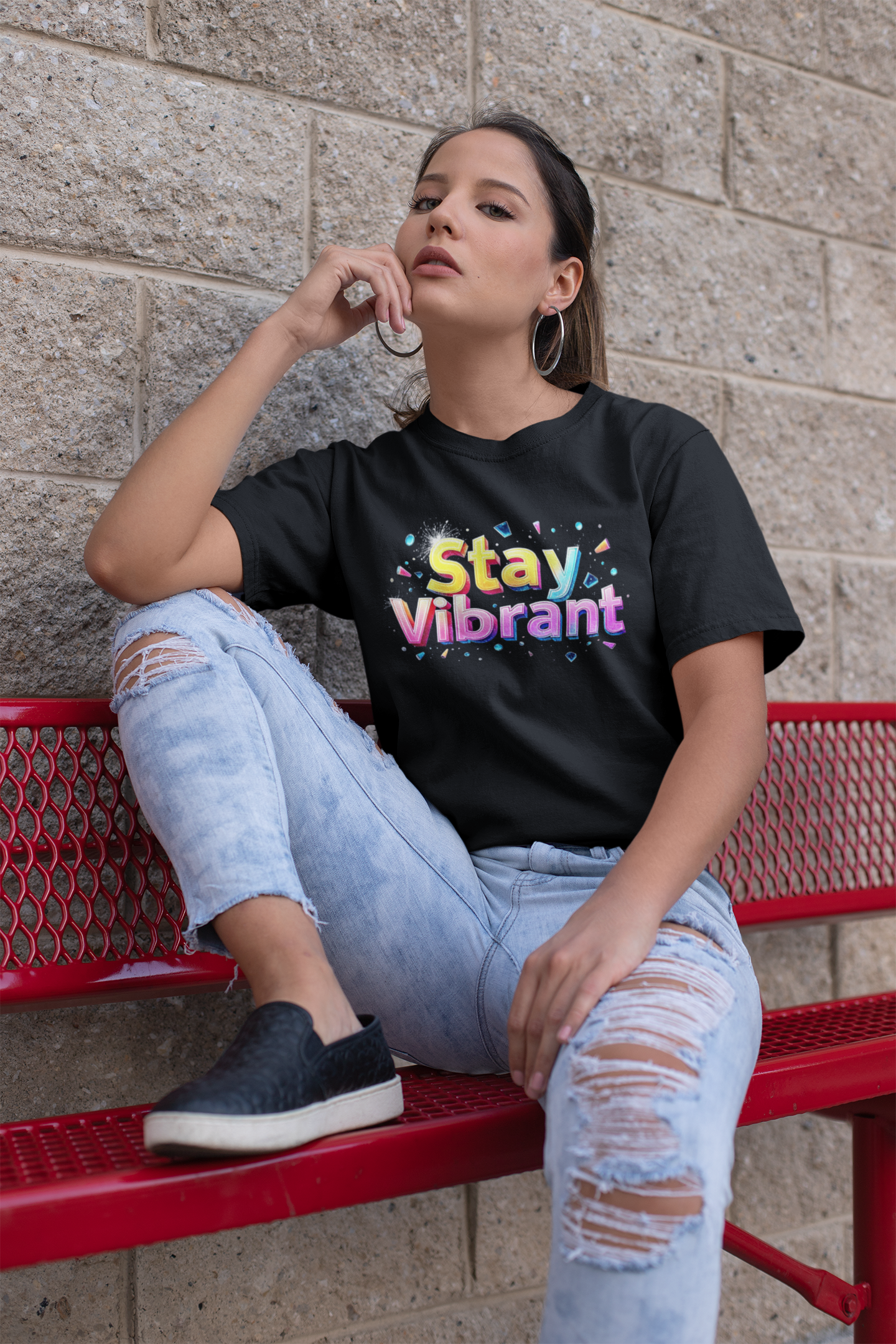 Stay Vibrant Short-Sleeve Unisex T-Shirt