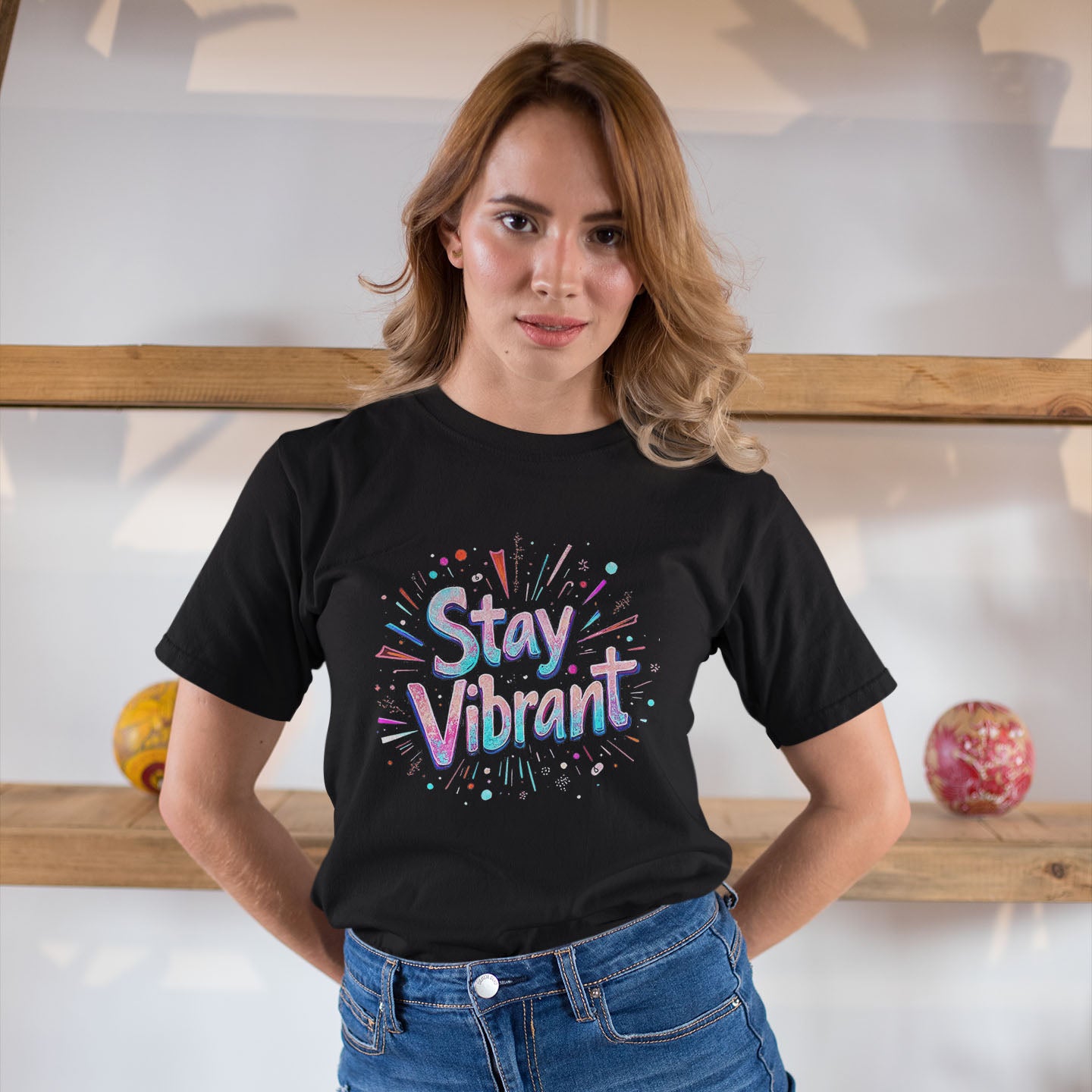 Stay Vibrant Short-Sleeve Unisex T-Shirt