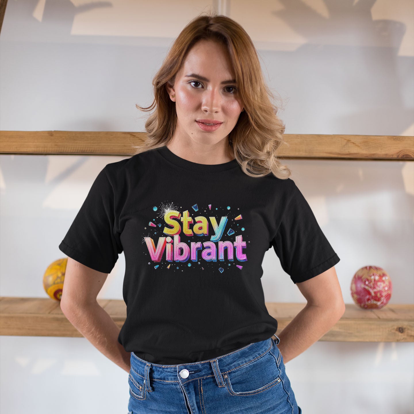 Stay Vibrant Short-Sleeve Unisex T-Shirt