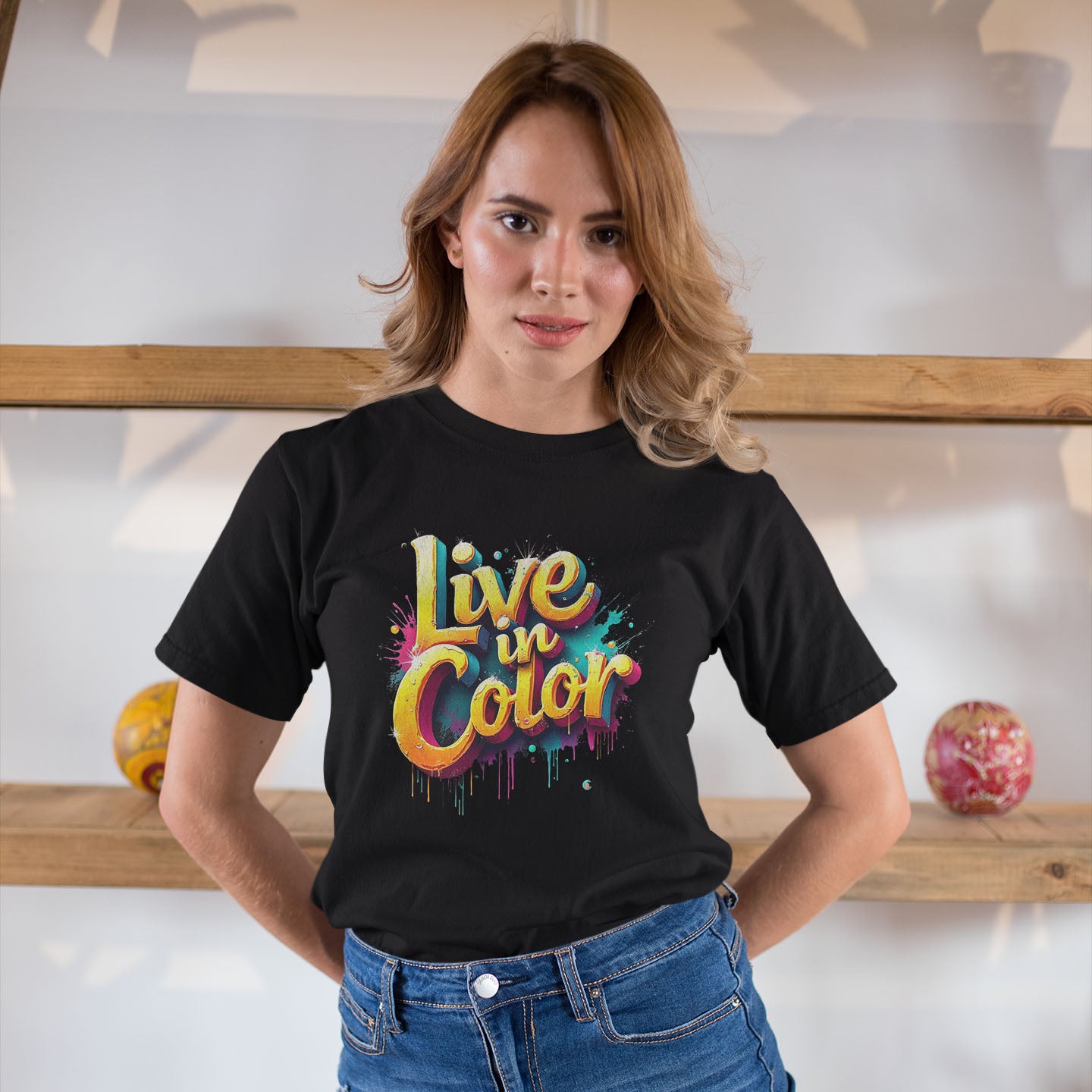 Live in Color Short-Sleeve Unisex T-Shirt