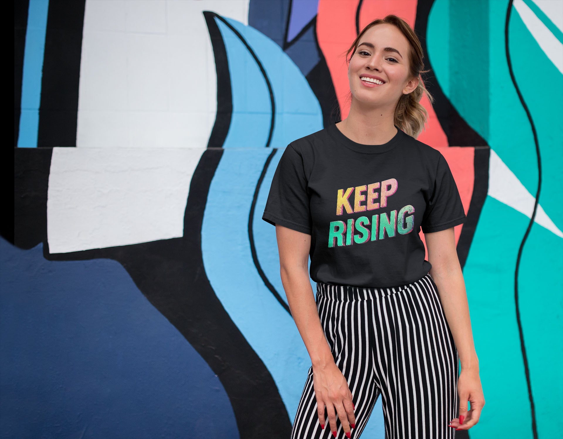 KEEP RISING unisex classic tee