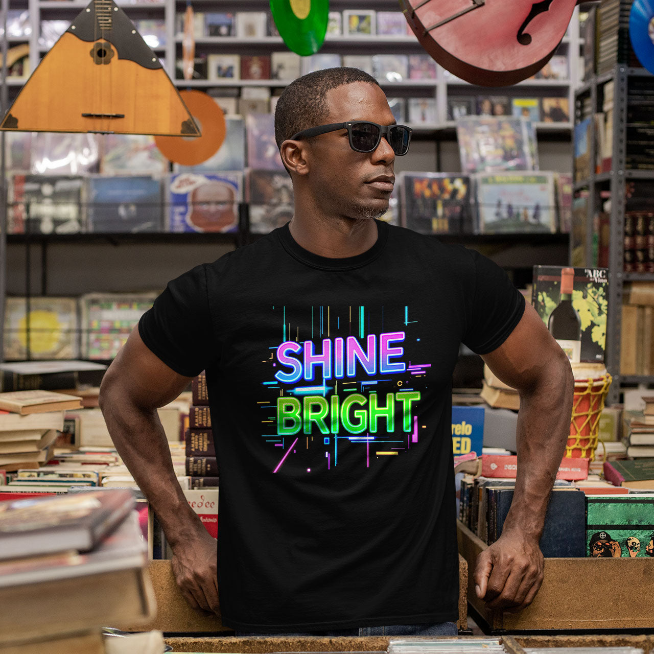 SHINE BRIGHT Short-Sleeve Unisex T-Shirt