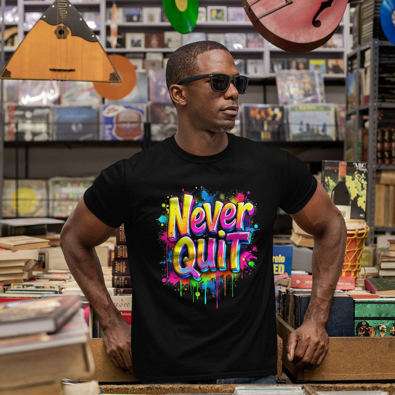 Never Qiut Unisex classic tee