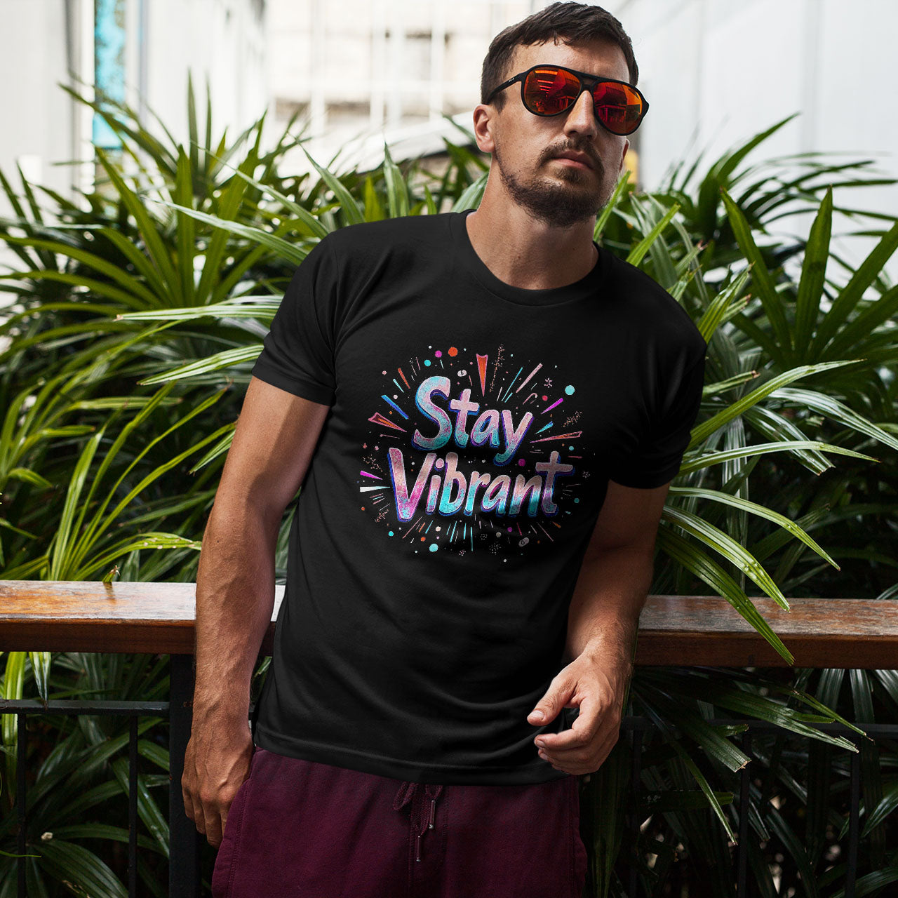 Stay Vibrant Short-Sleeve Unisex T-Shirt