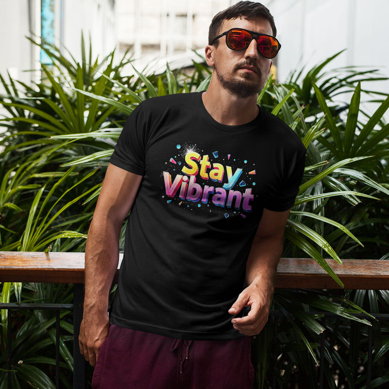 Stay Vibrant Short-Sleeve Unisex T-Shirt