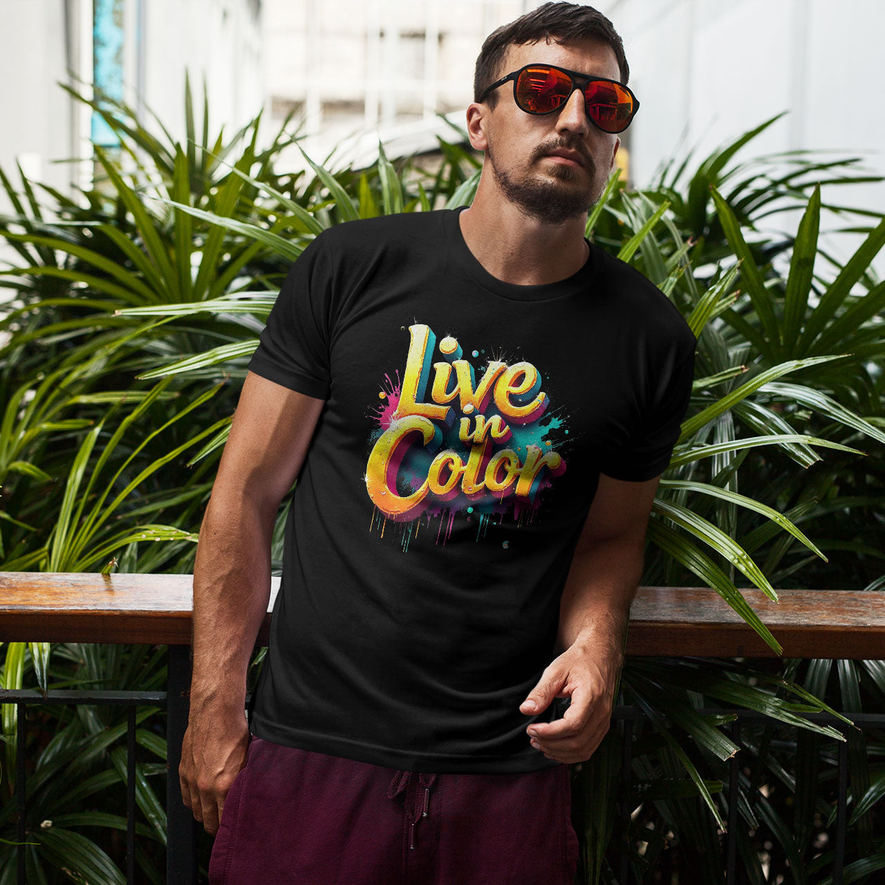 Live in Color Short-Sleeve Unisex T-Shirt