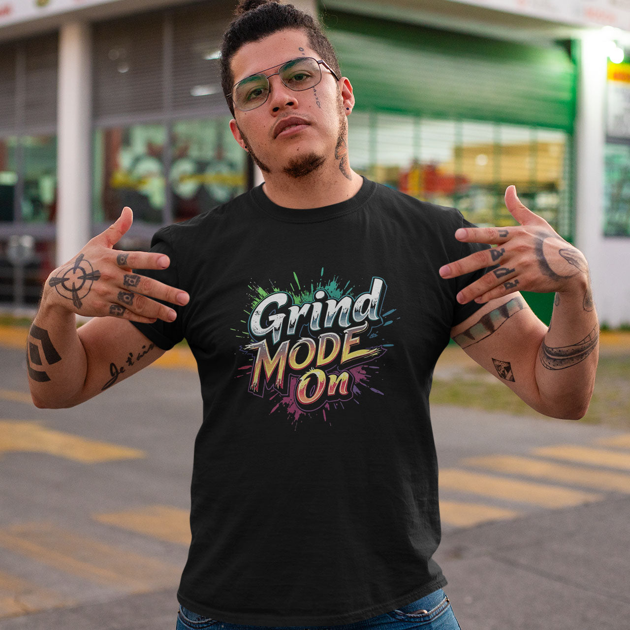 Grind MODE ON Unisex classic tee