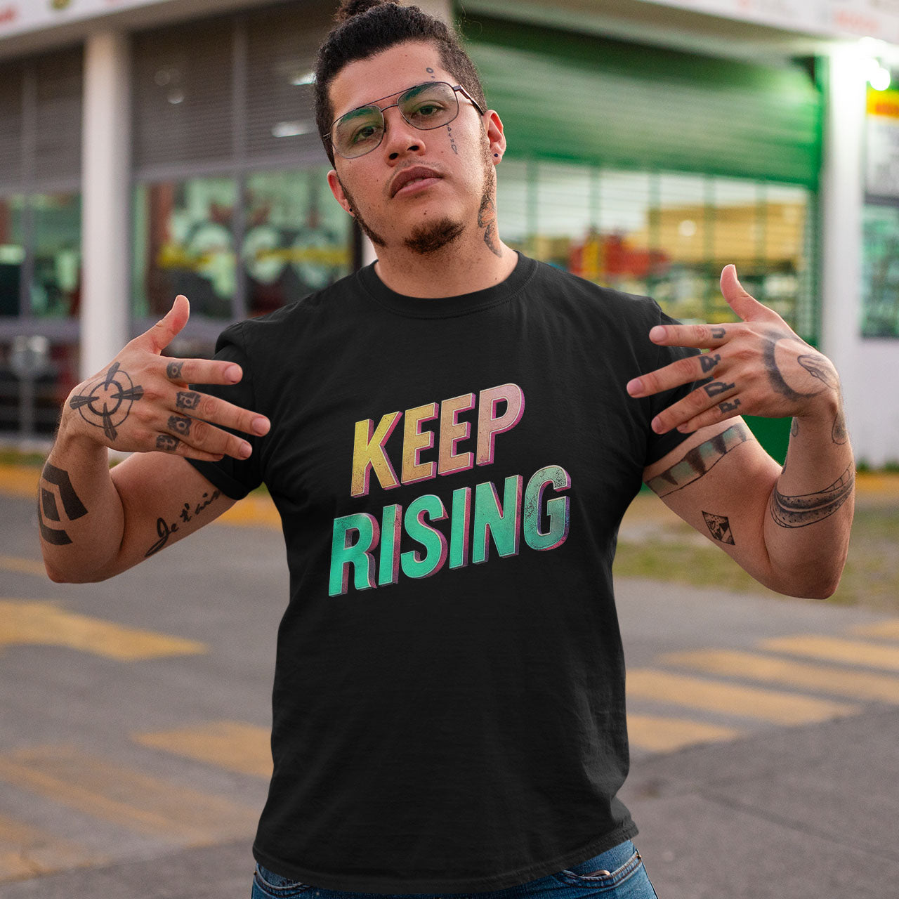 KEEP RISING unisex classic tee