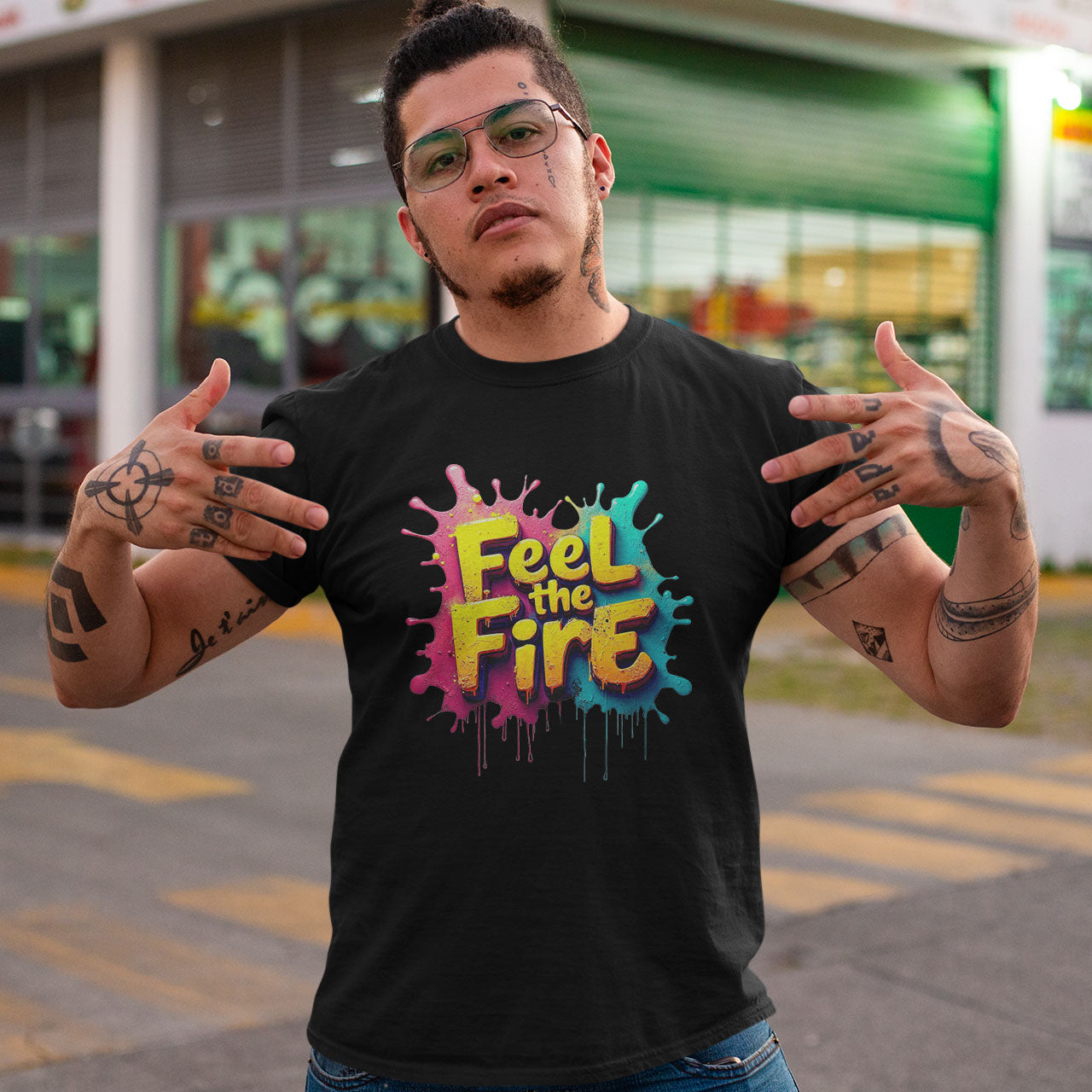 Feel the Fire Unisex classic tee