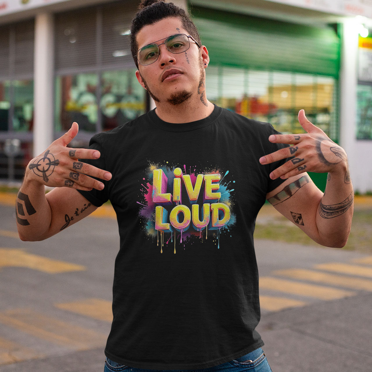 Live Loud Short-Sleeve Unisex T-Shirt