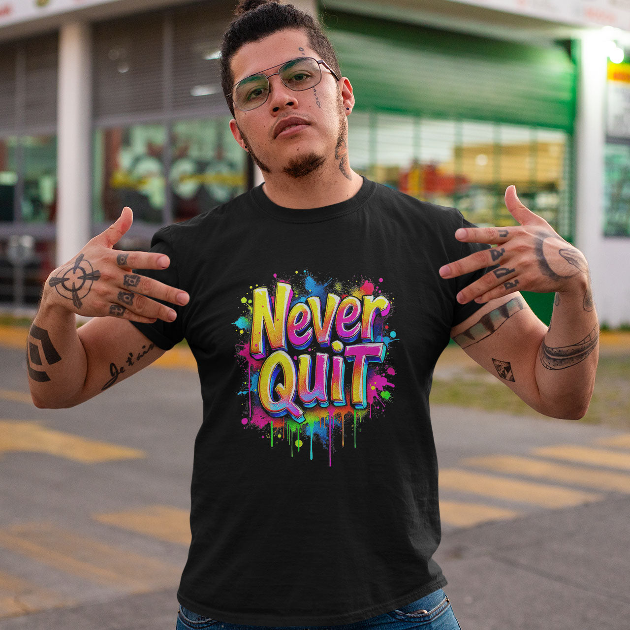 Never Qiut Unisex classic tee