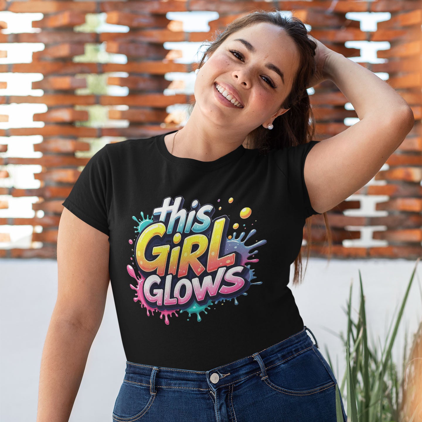 this GIRL GLOWS Short-Sleeve Unisex T-Shirt