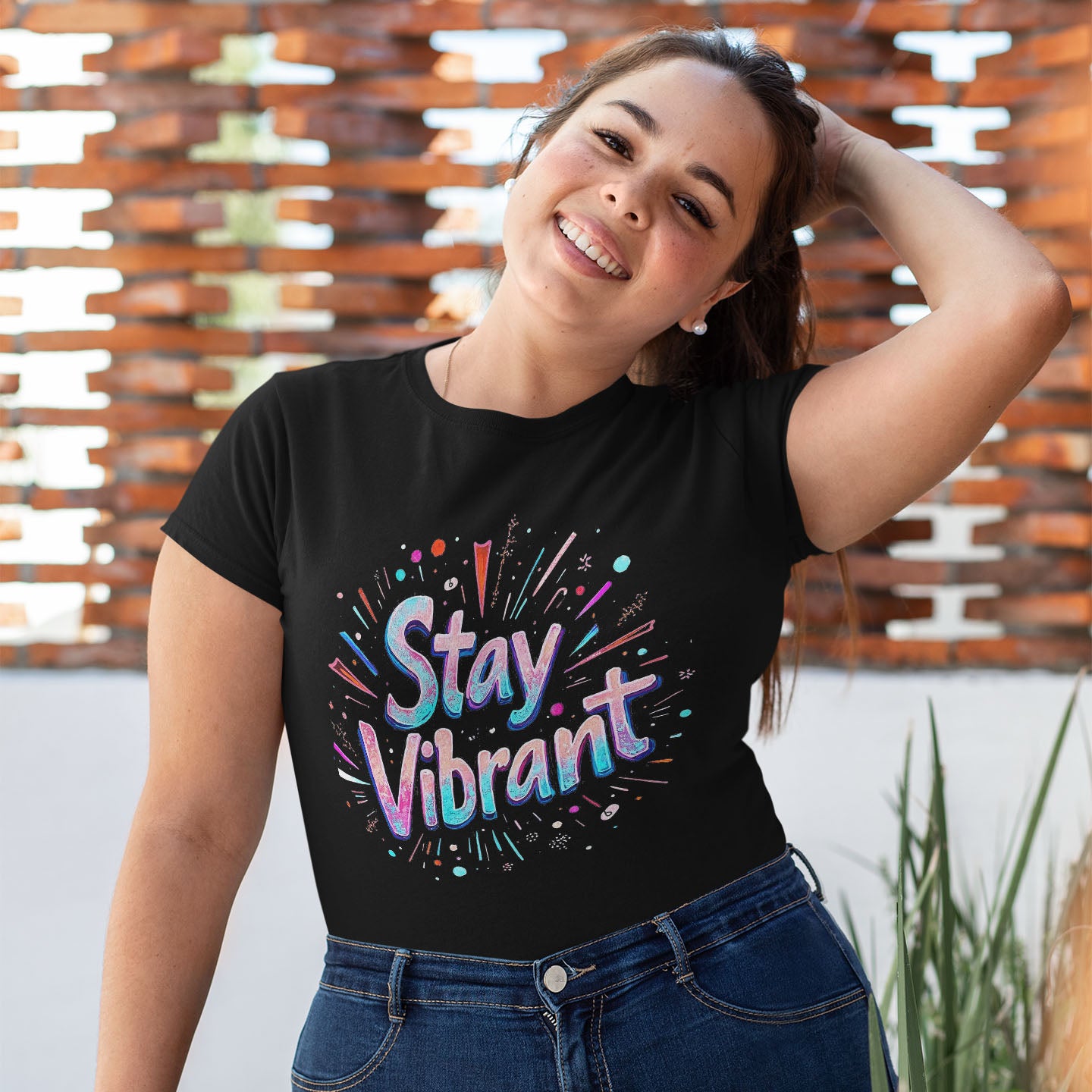 Stay Vibrant Short-Sleeve Unisex T-Shirt