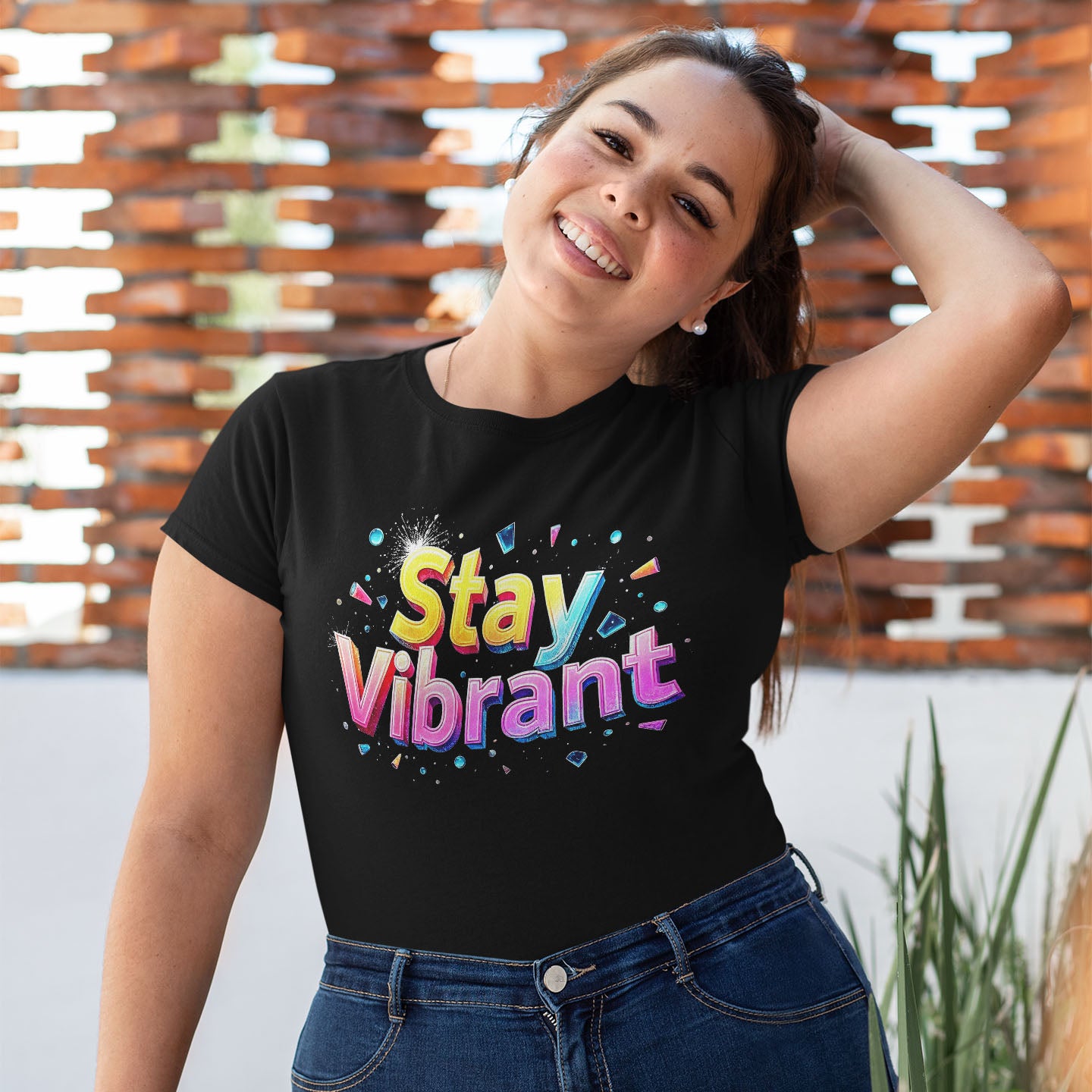 Stay Vibrant Short-Sleeve Unisex T-Shirt