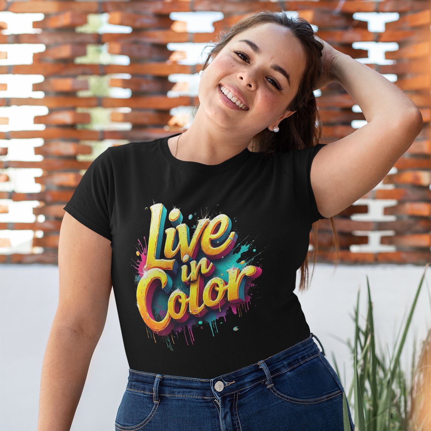 Live in Color Short-Sleeve Unisex T-Shirt