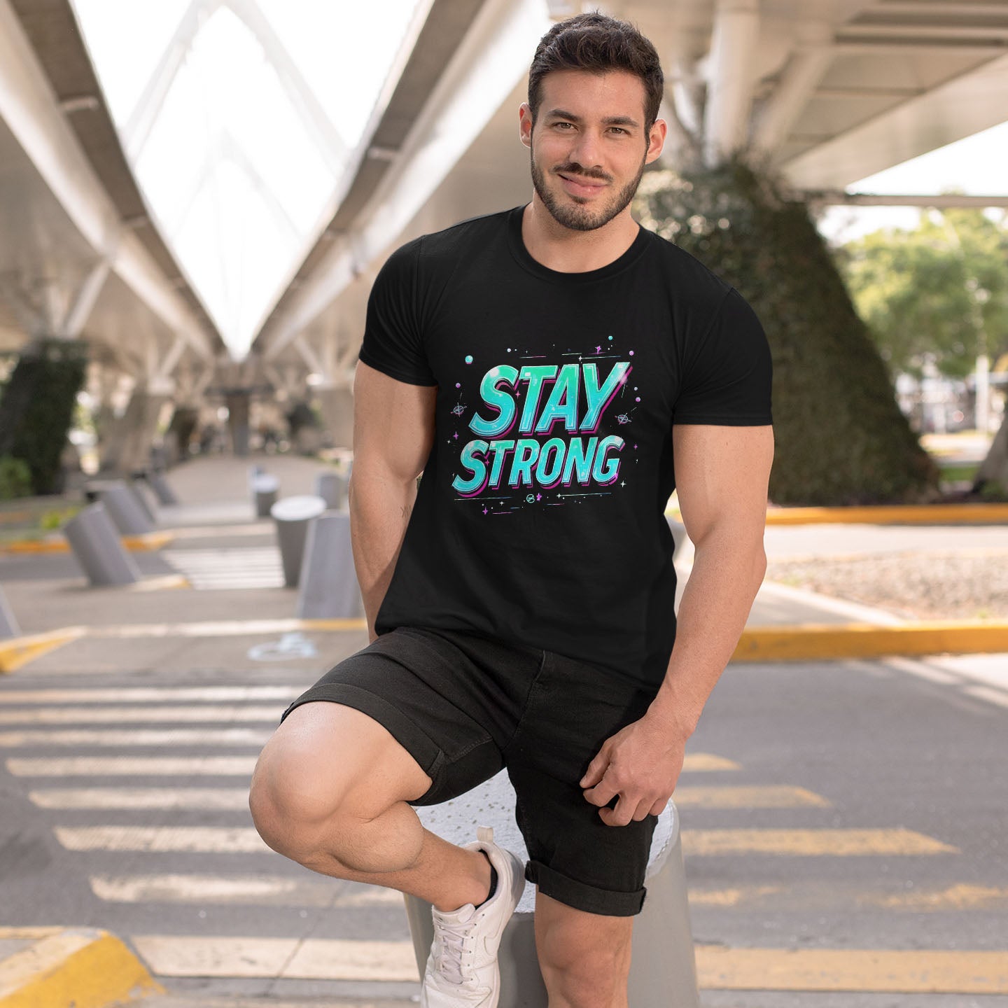 STAY STRONG Short-Sleeve Unisex T-Shirt