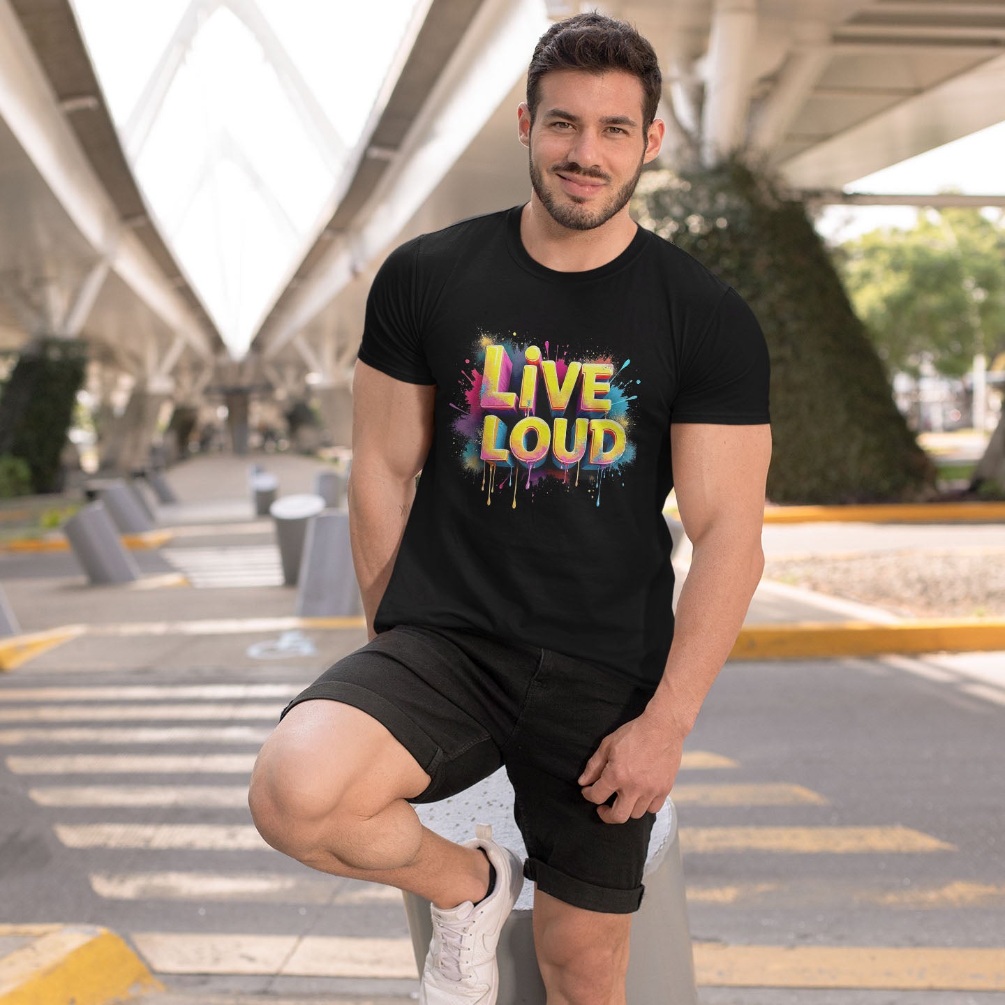 Live Loud Short-Sleeve Unisex T-Shirt