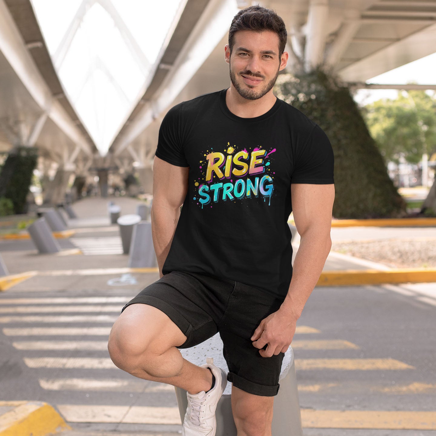 RISE STRONG Short-Sleeve Unisex T-Shirt