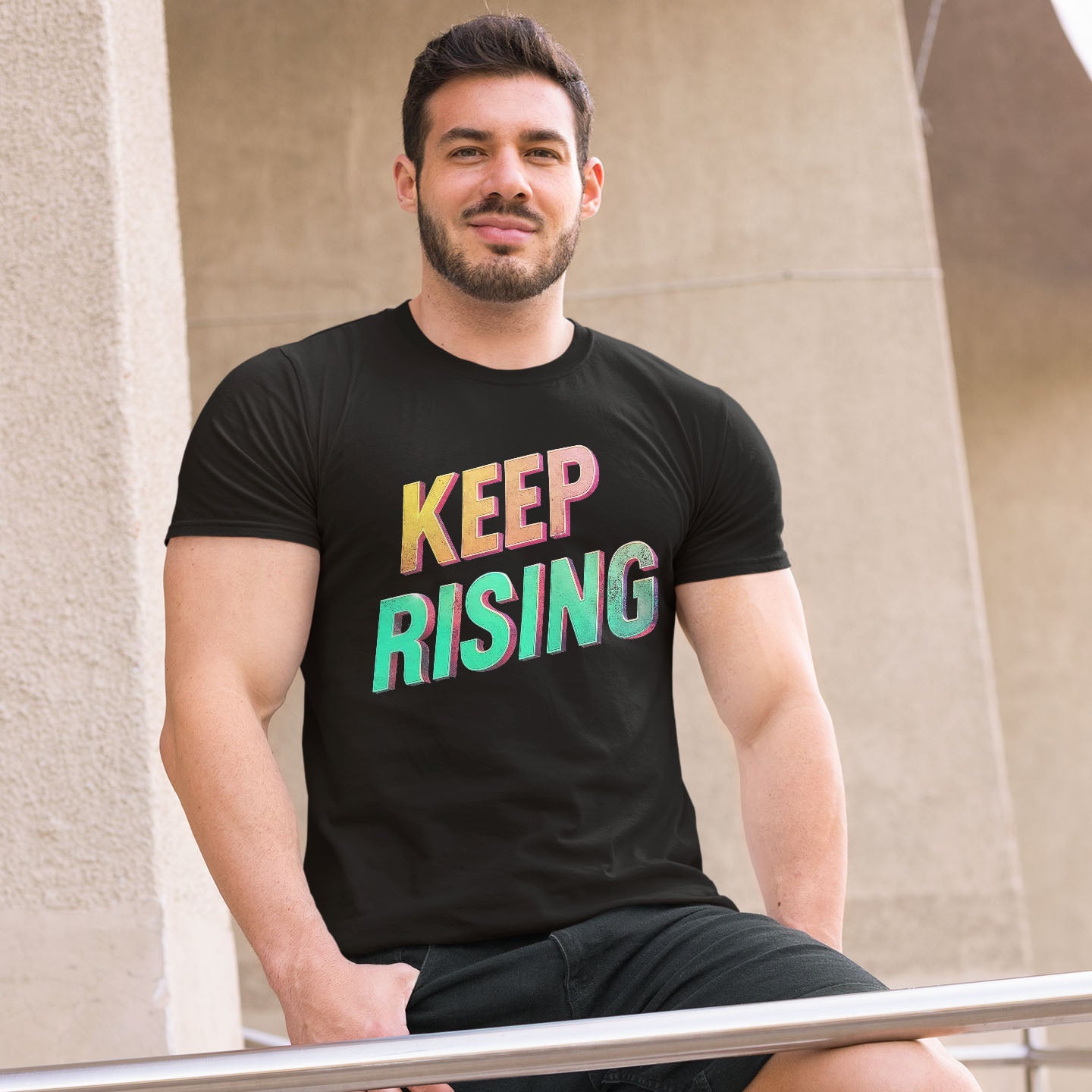 KEEP RISING unisex classic tee