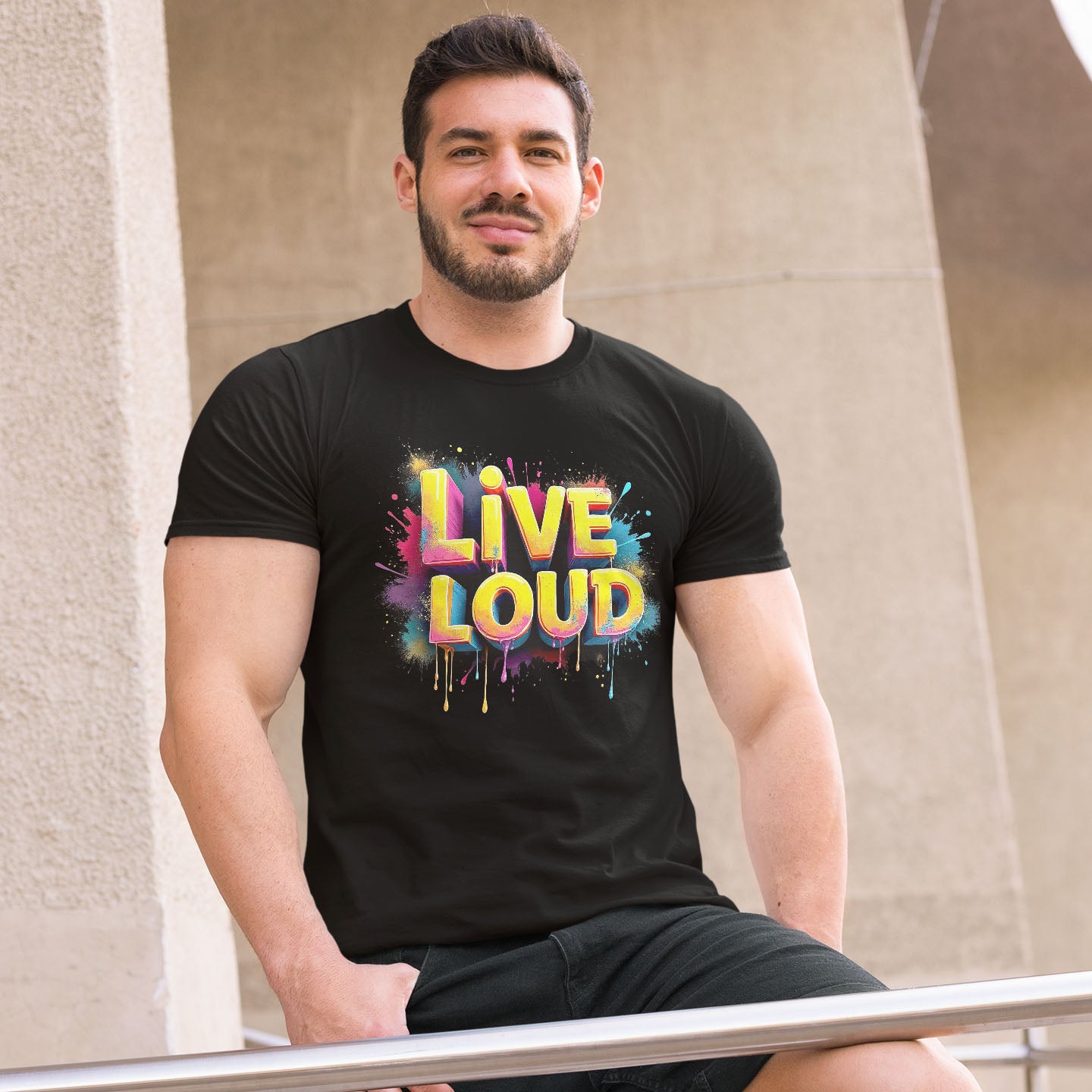 Live Loud Short-Sleeve Unisex T-Shirt