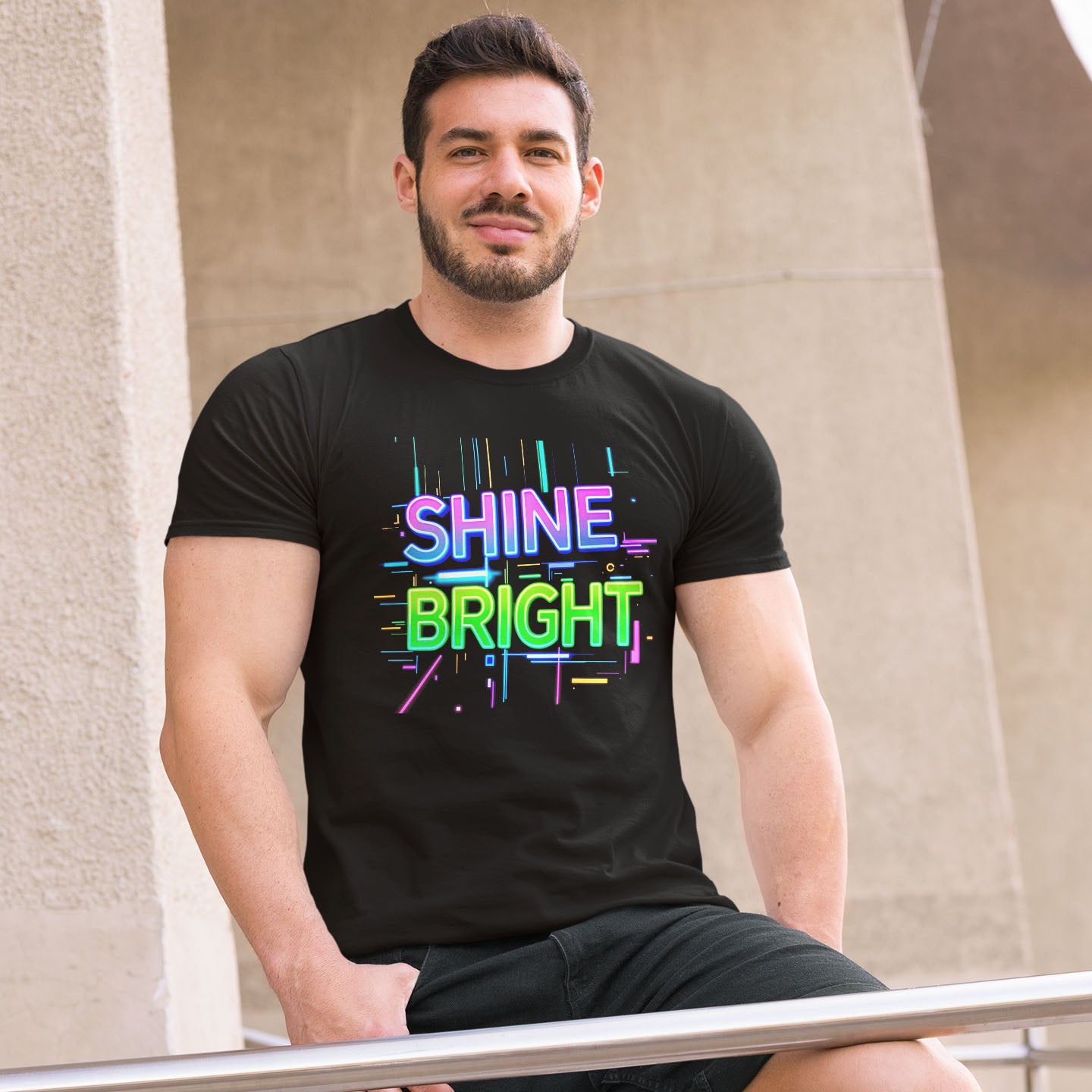 SHINE BRIGHT Short-Sleeve Unisex T-Shirt