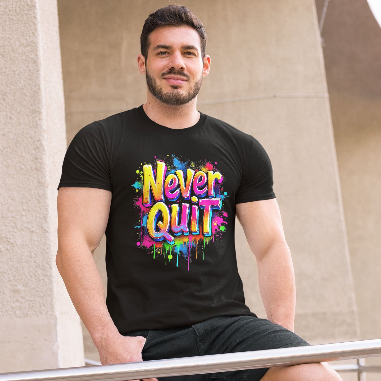 Never Qiut Unisex classic tee