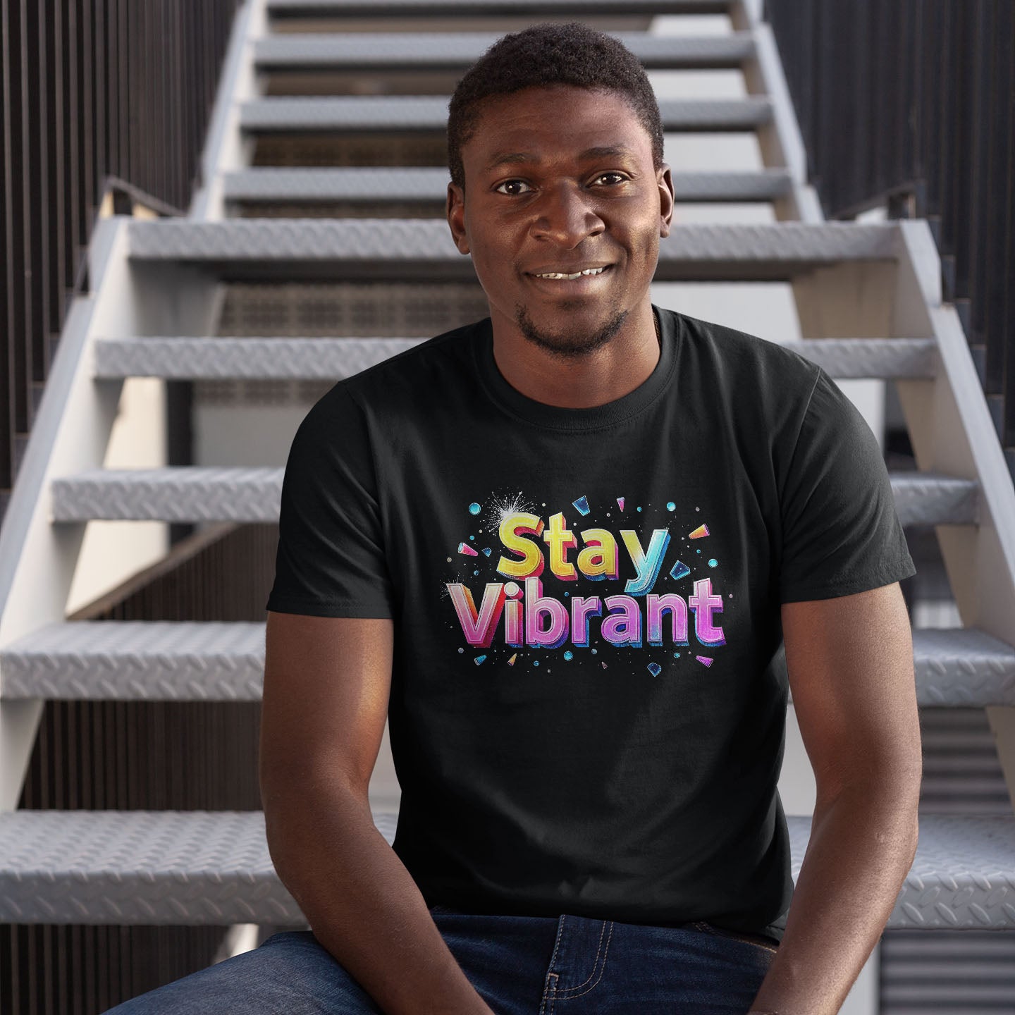 Stay Vibrant Short-Sleeve Unisex T-Shirt