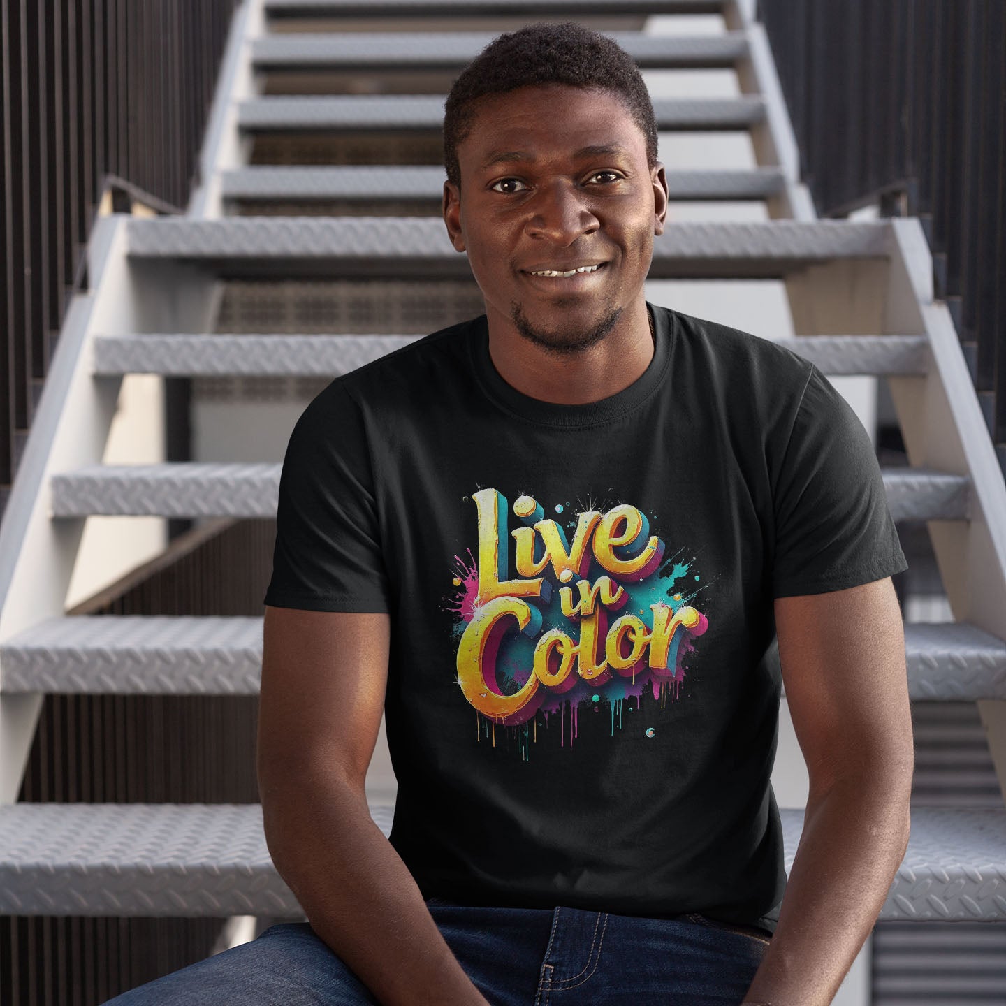 Live in Color Short-Sleeve Unisex T-Shirt