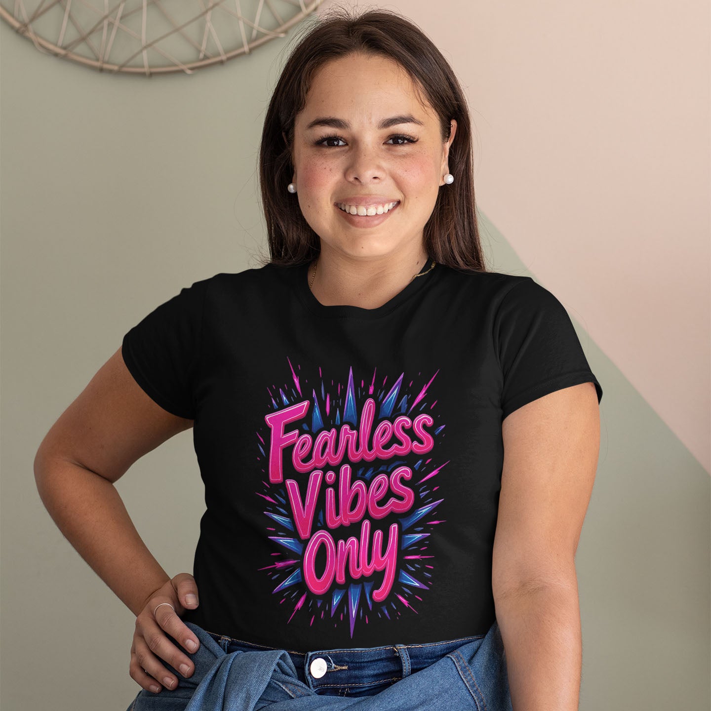 Fearless Vibes Only Short-Sleeve Unisex T-Shirt