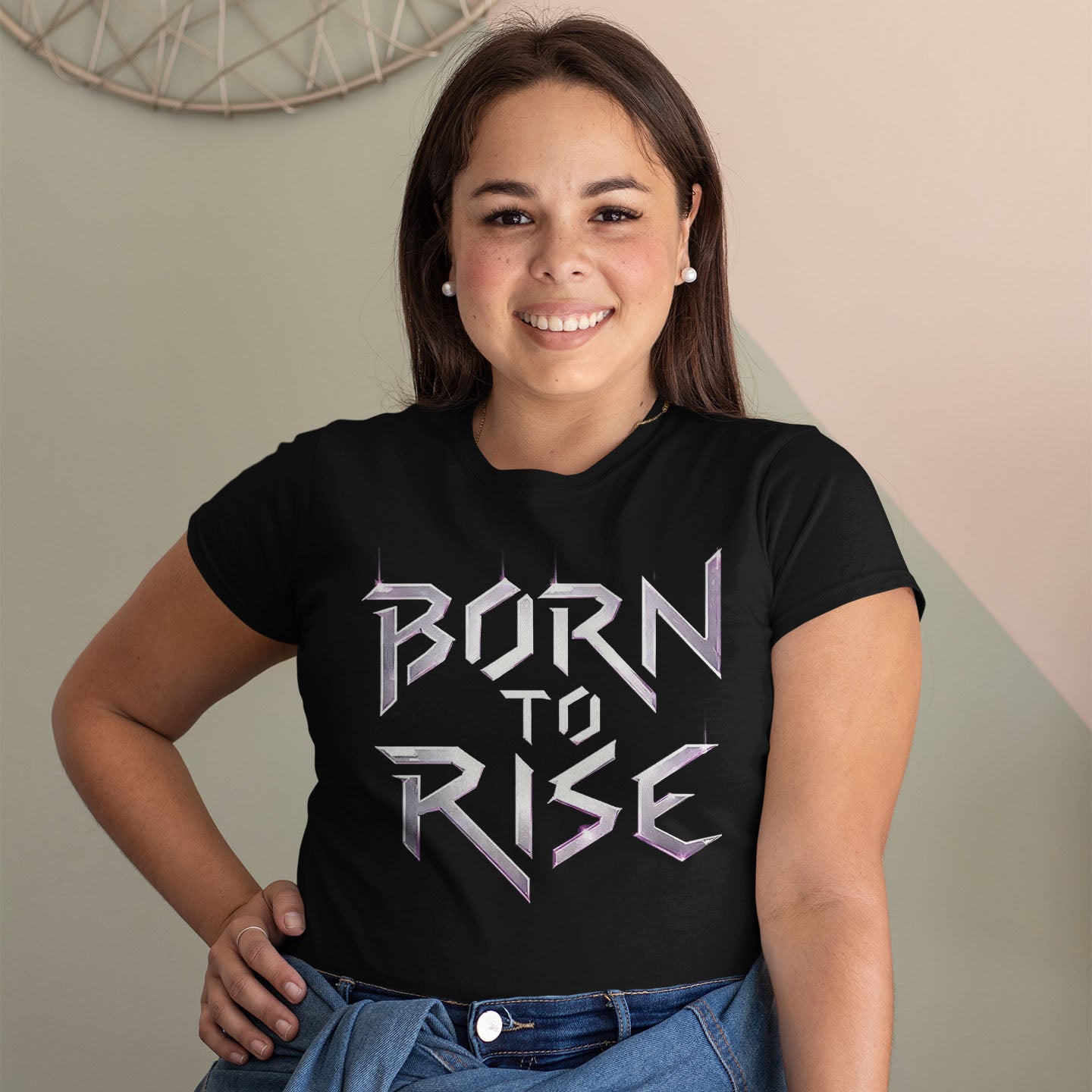 BORN TO RISE Unisex classic tee