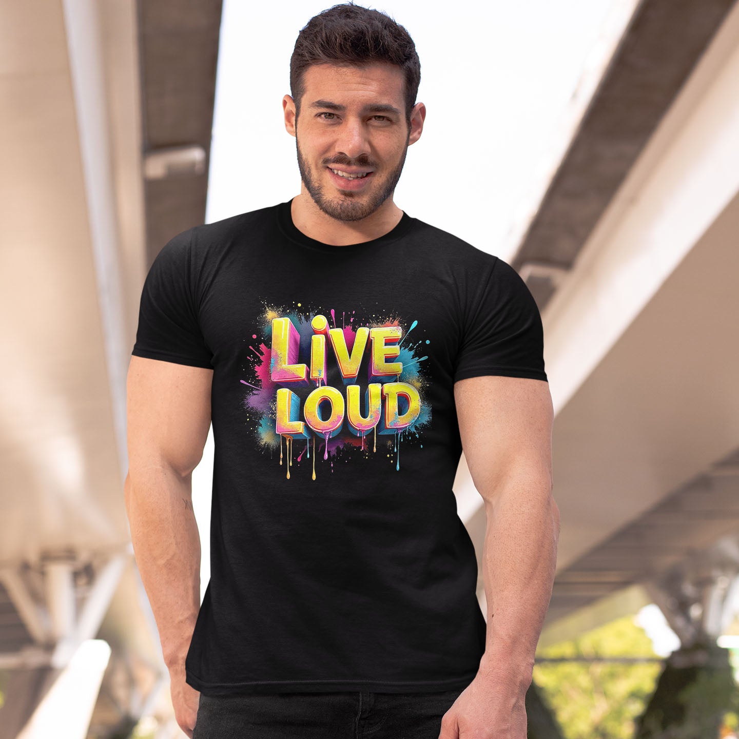 Live Loud Short-Sleeve Unisex T-Shirt