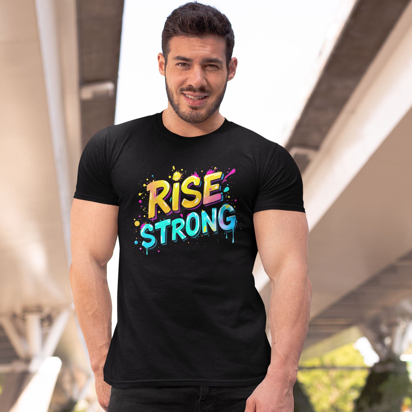 RISE STRONG Short-Sleeve Unisex T-Shirt