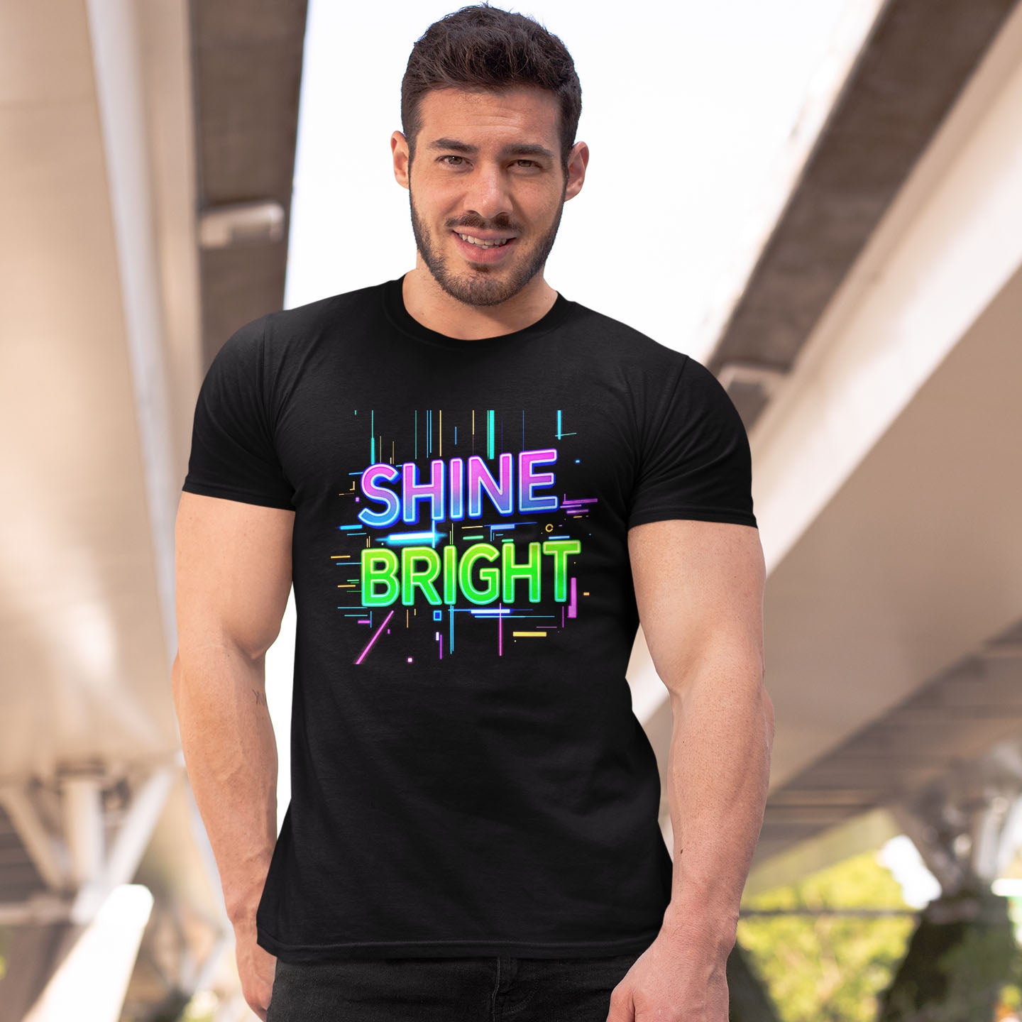 SHINE BRIGHT Short-Sleeve Unisex T-Shirt