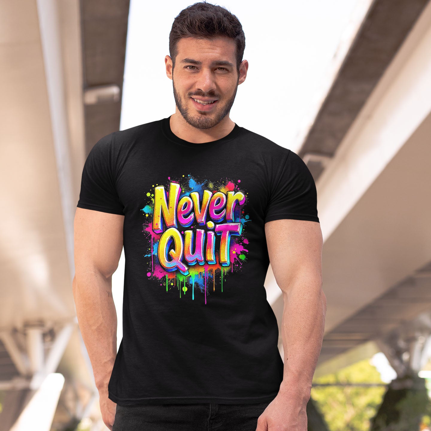 Never Qiut Unisex classic tee