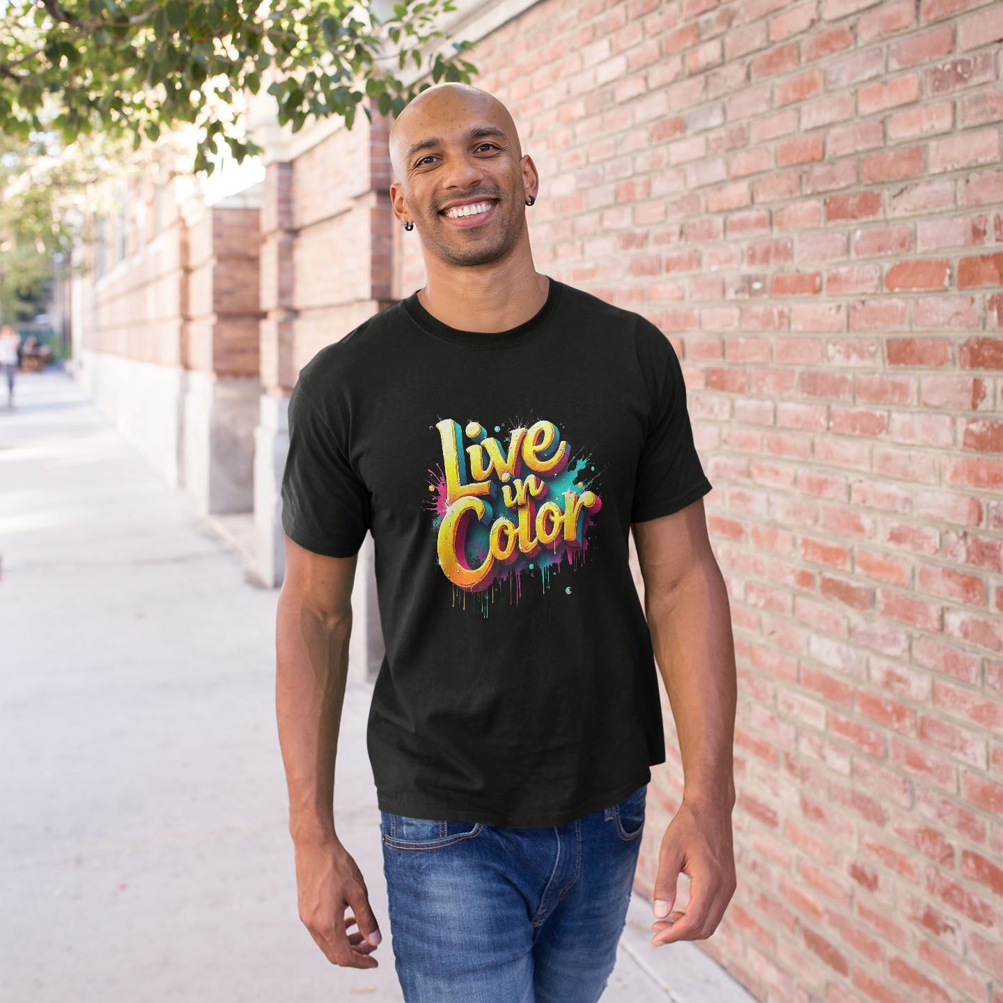 Live in Color Short-Sleeve Unisex T-Shirt