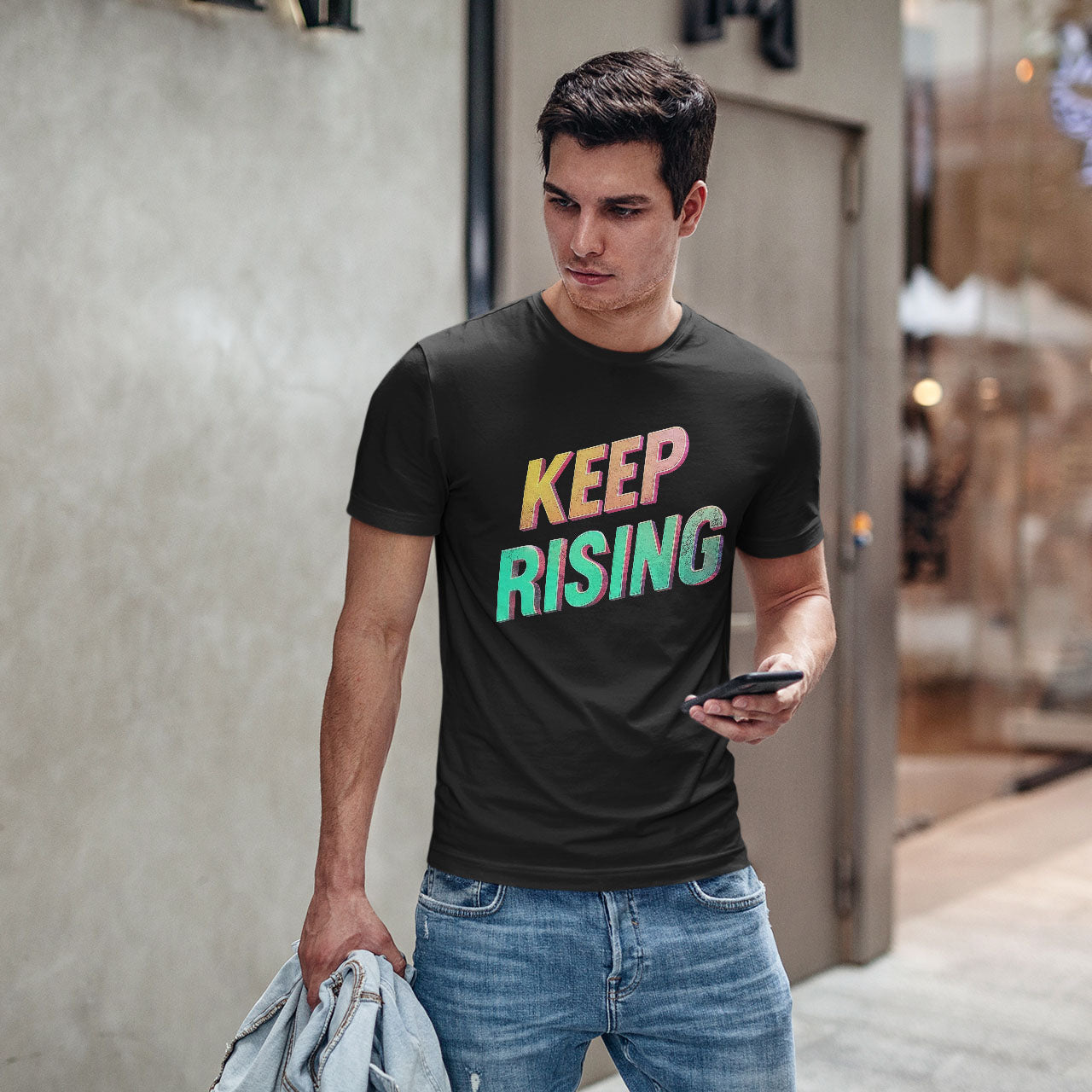 KEEP RISING unisex classic tee