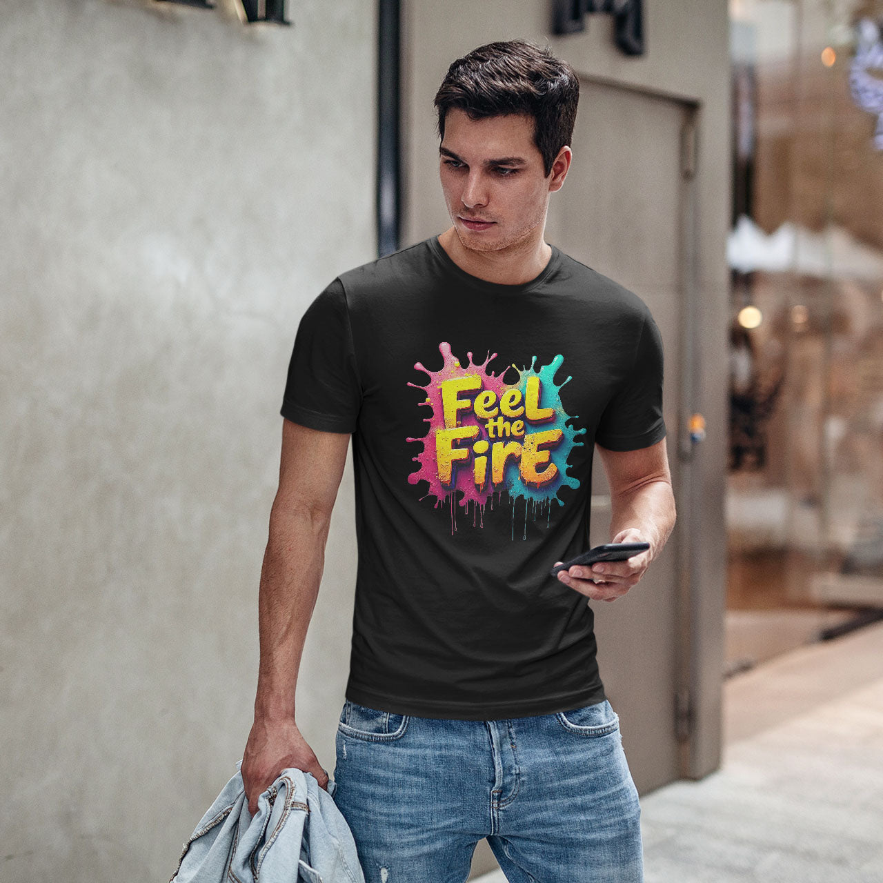 Feel the Fire Unisex classic tee