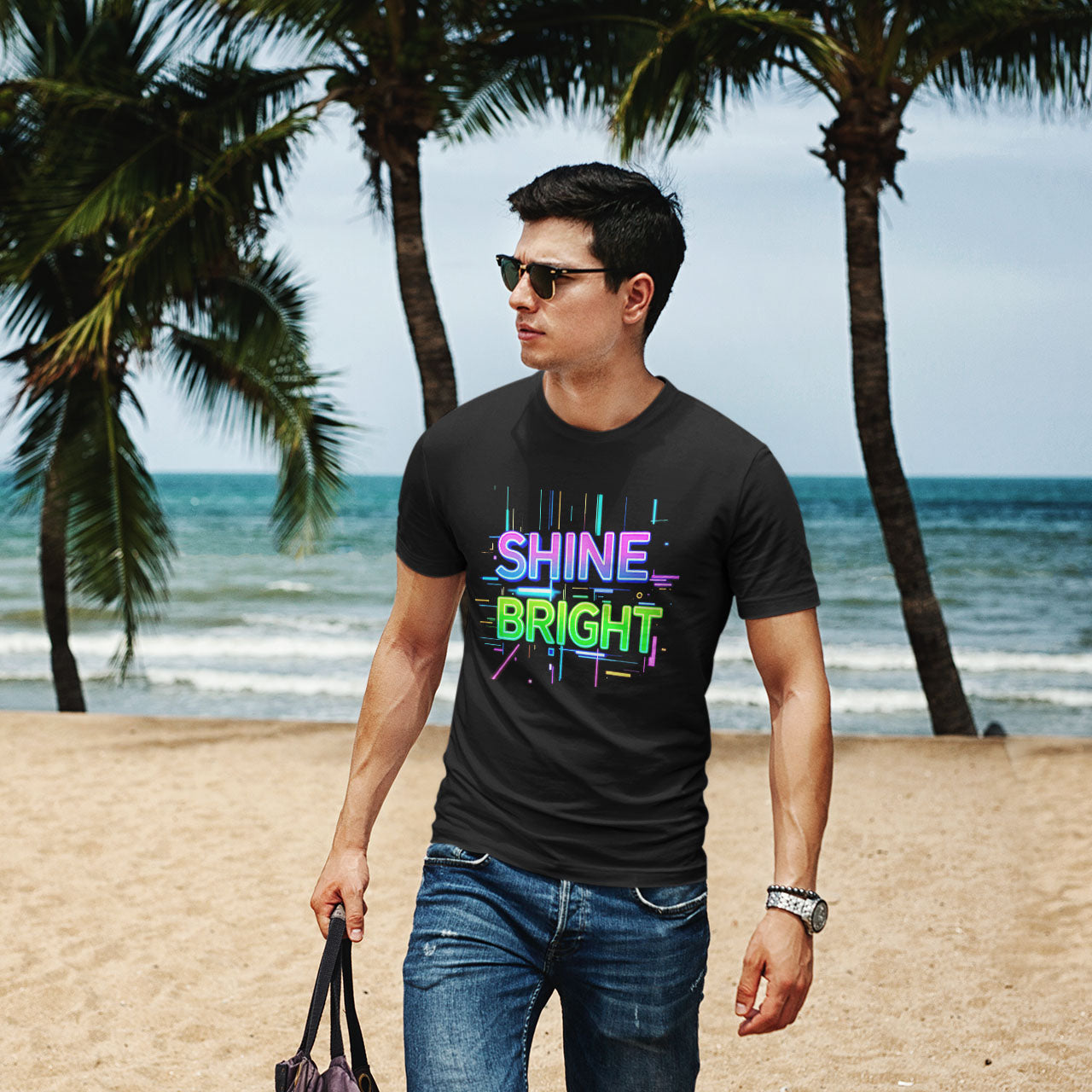 SHINE BRIGHT Short-Sleeve Unisex T-Shirt