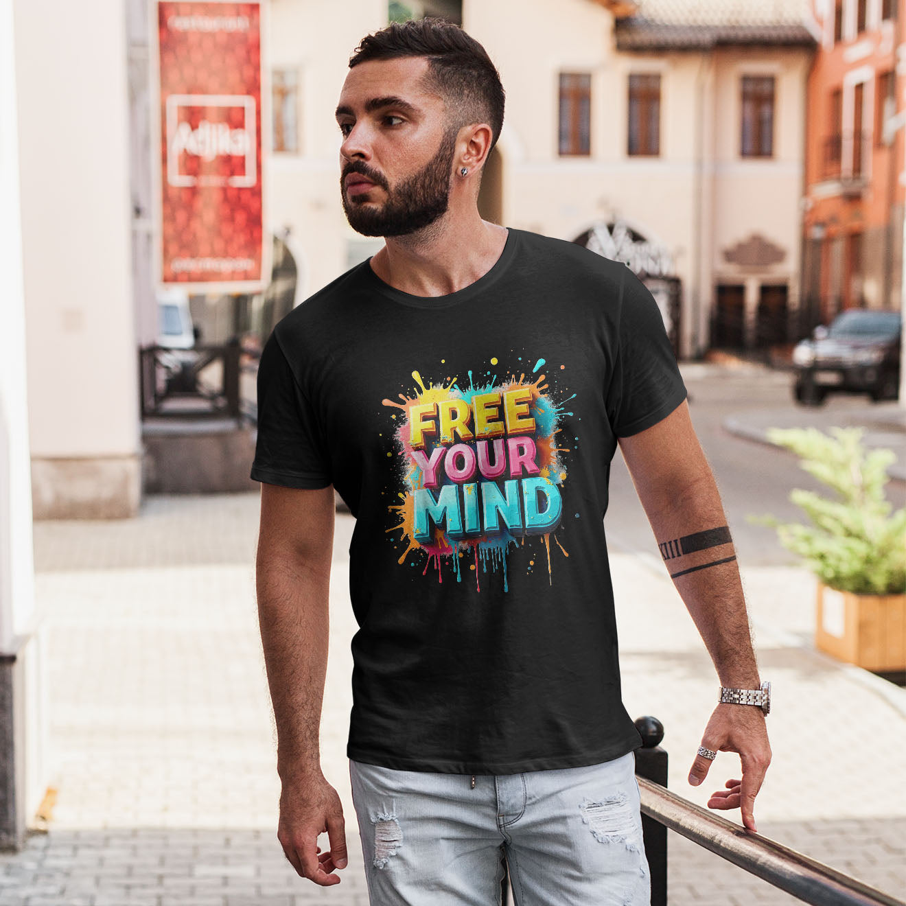 FREE YOUR MIND Short-Sleeve Unisex T-Shirt