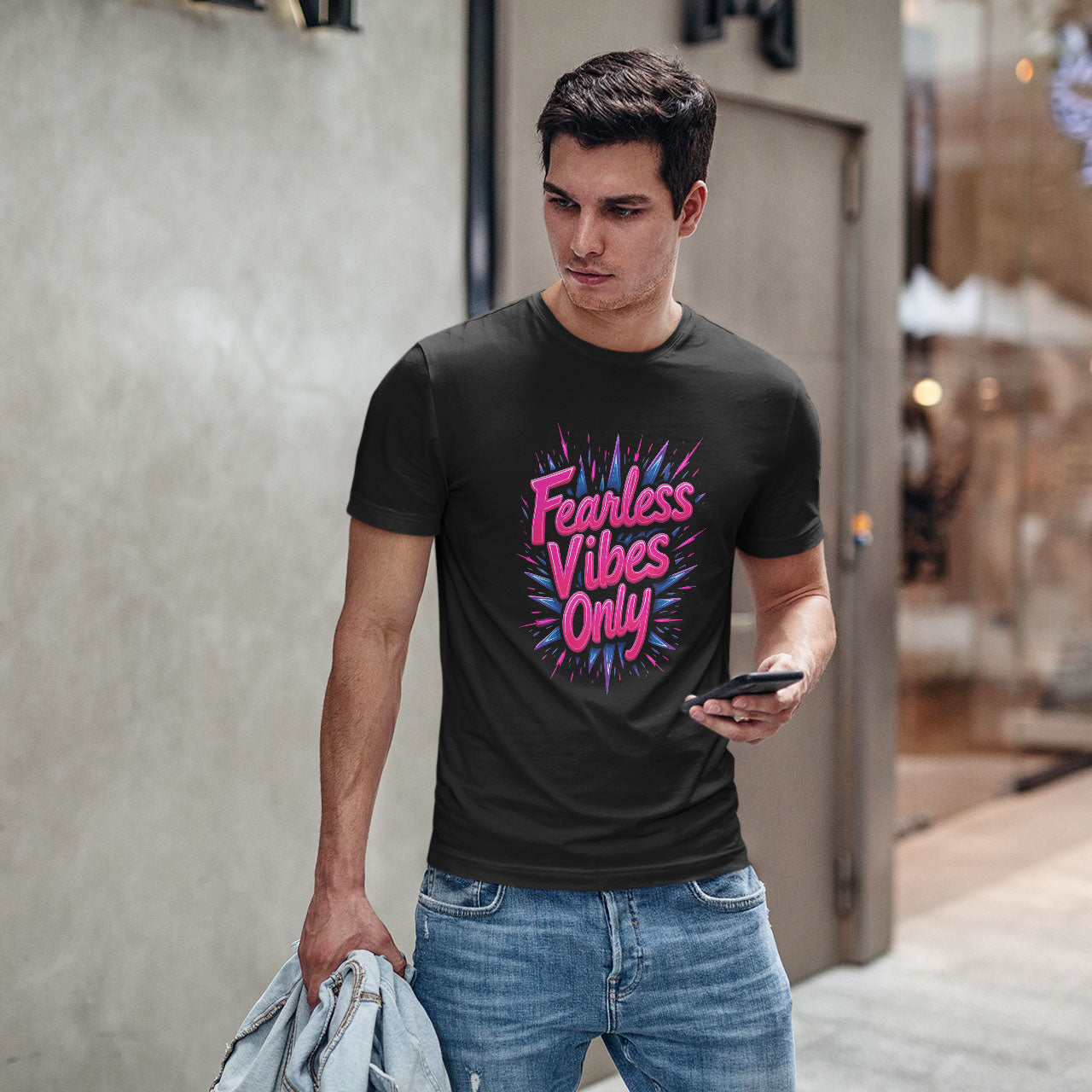 Fearless Vibes Only Short-Sleeve Unisex T-Shirt