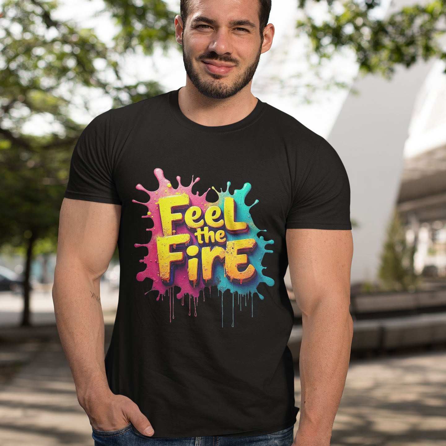 Feel the Fire Unisex classic tee