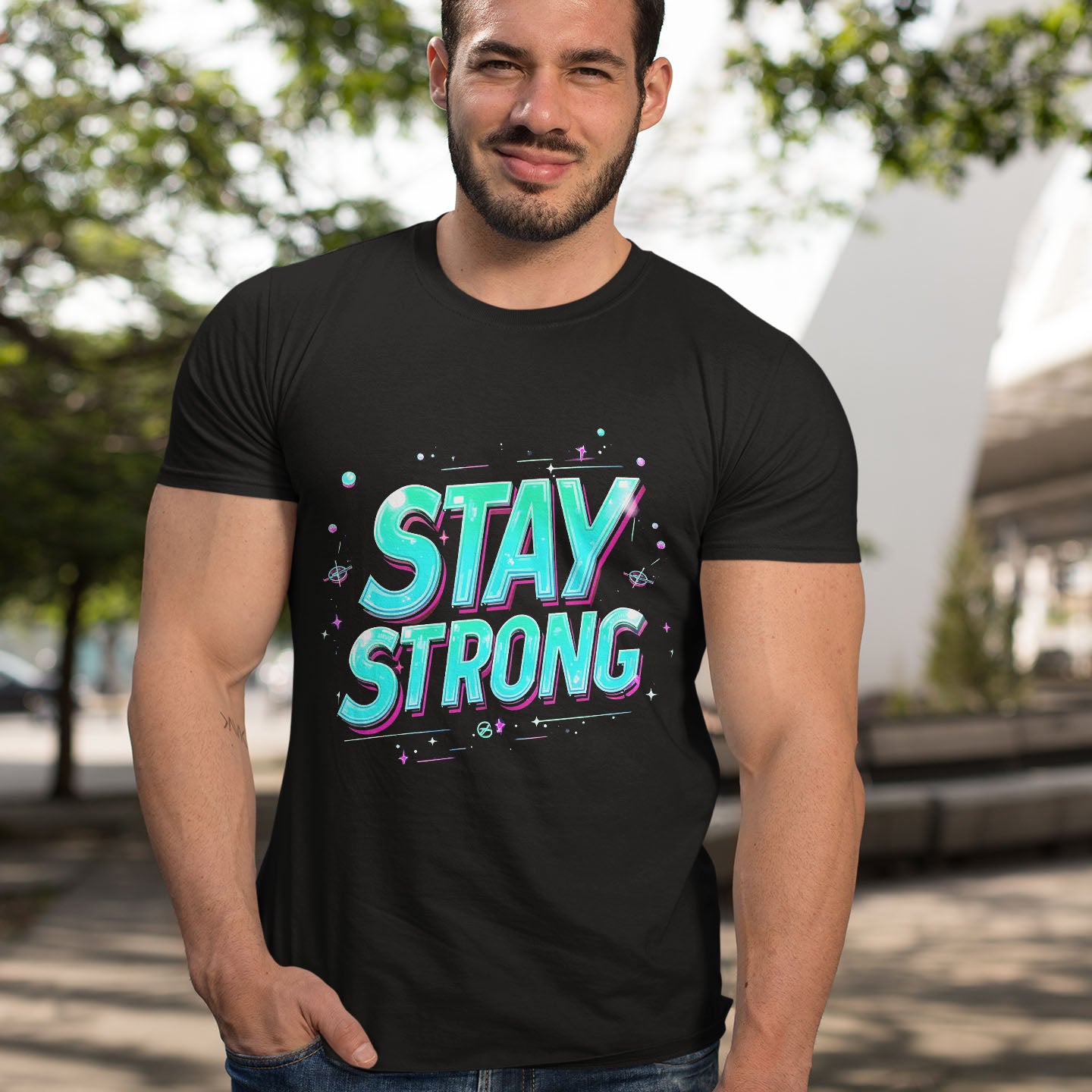 STAY STRONG Short-Sleeve Unisex T-Shirt