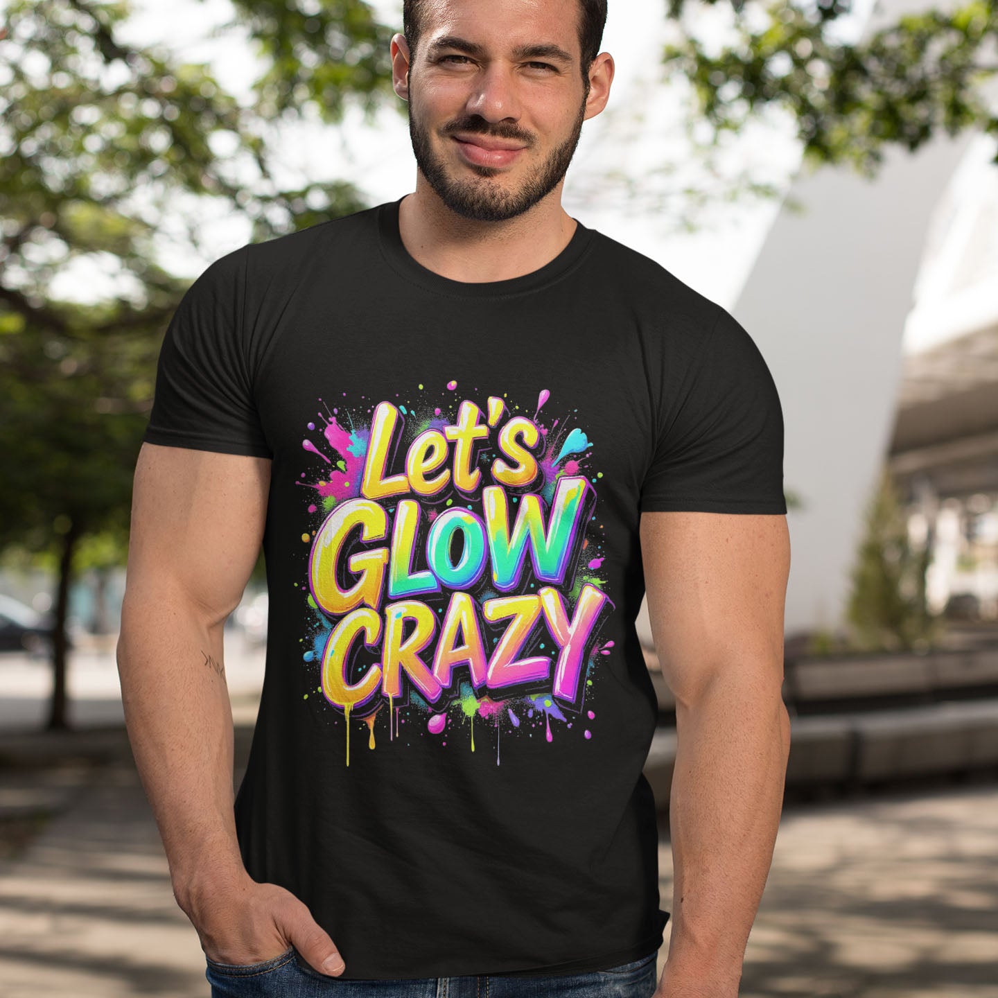 Let's GLOW CRAZY Unisex classic tee