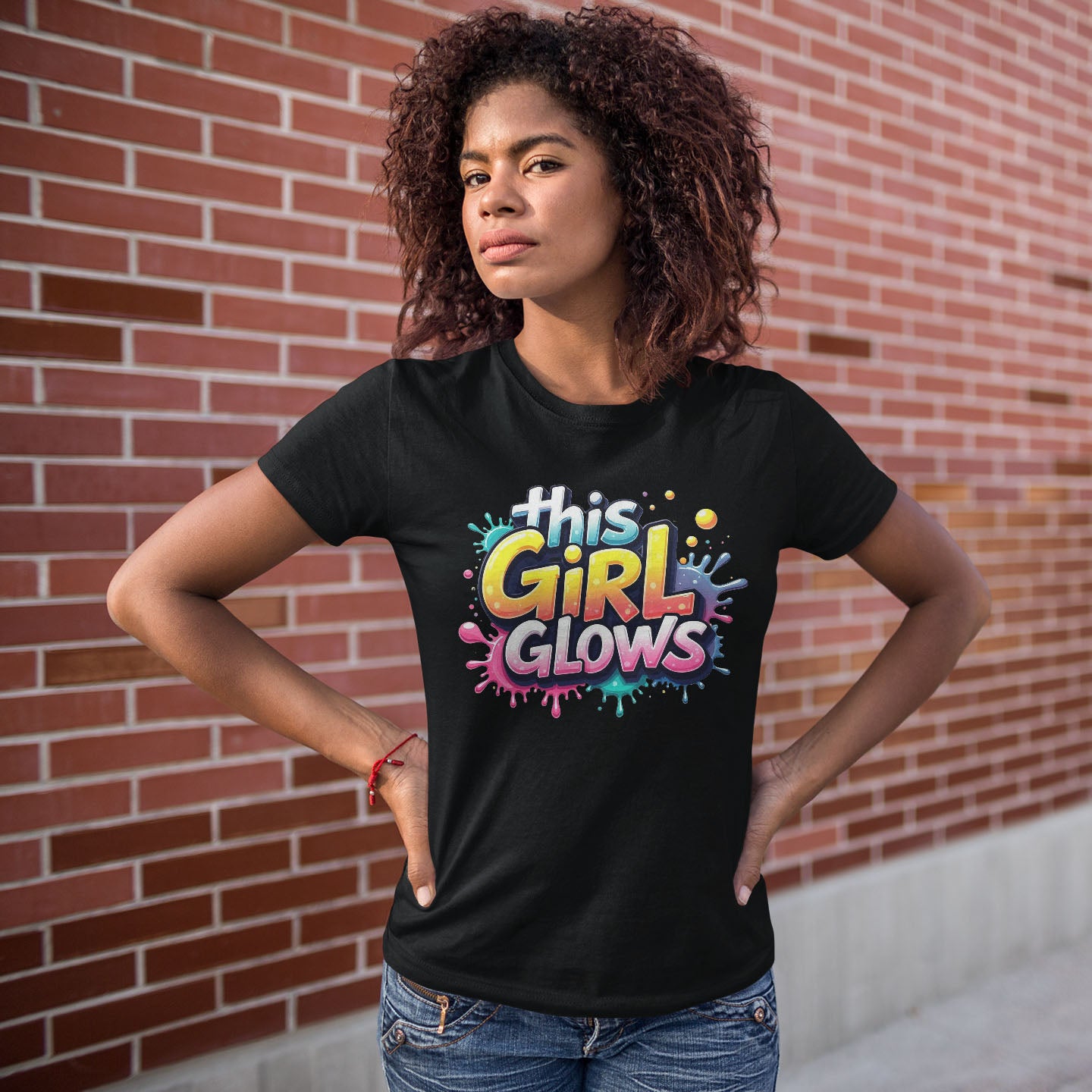 this GIRL GLOWS Short-Sleeve Unisex T-Shirt