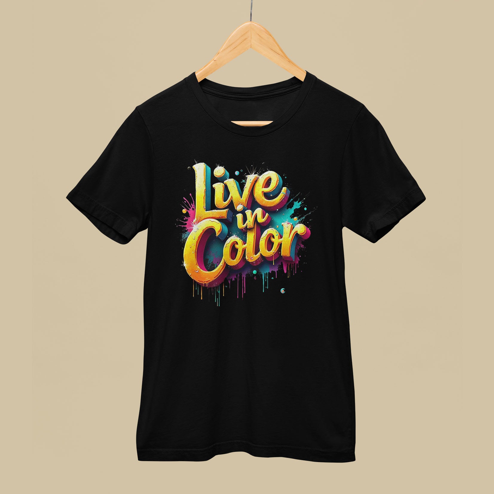 Live in Color Short-Sleeve Unisex T-Shirt