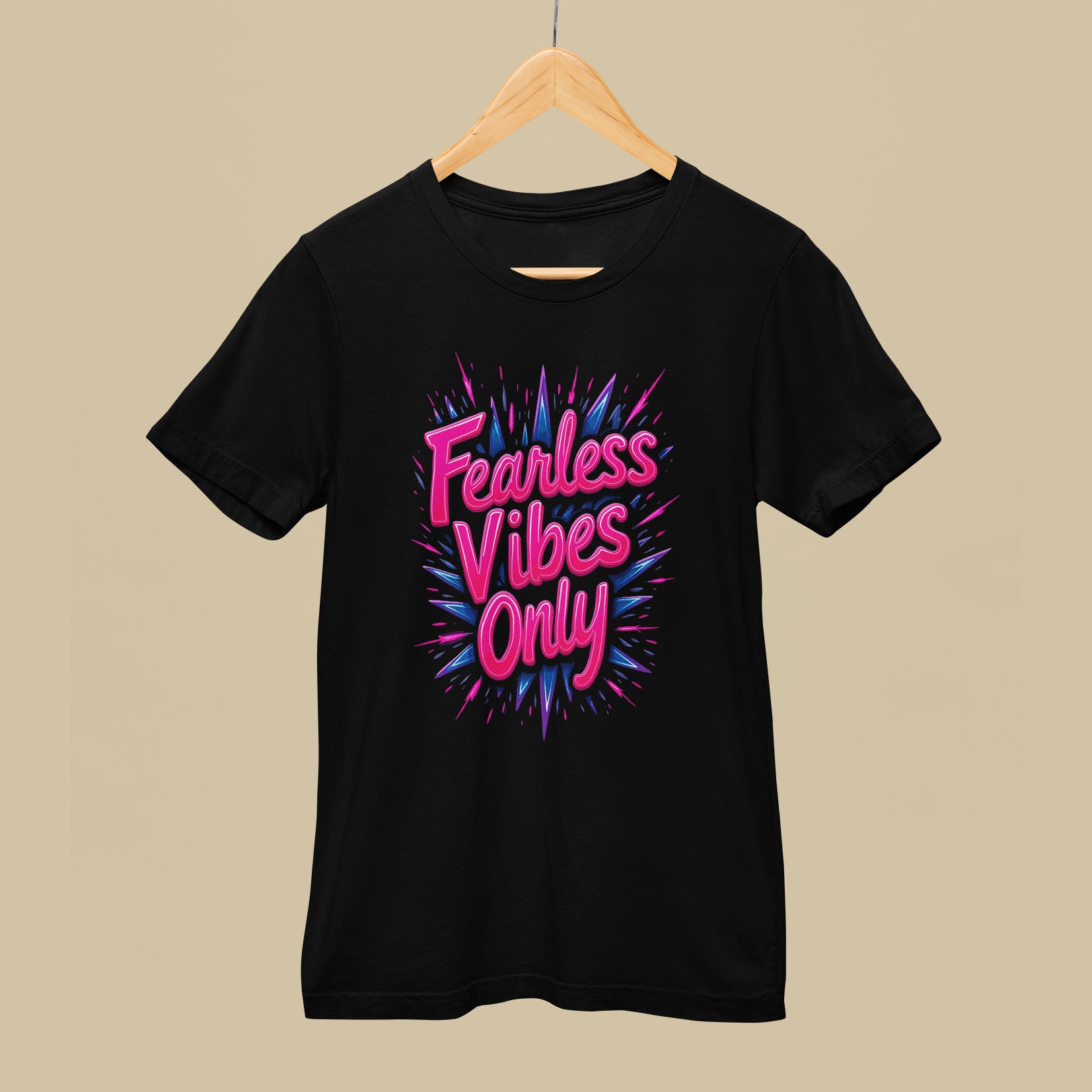 Fearless Vibes Only Short-Sleeve Unisex T-Shirt